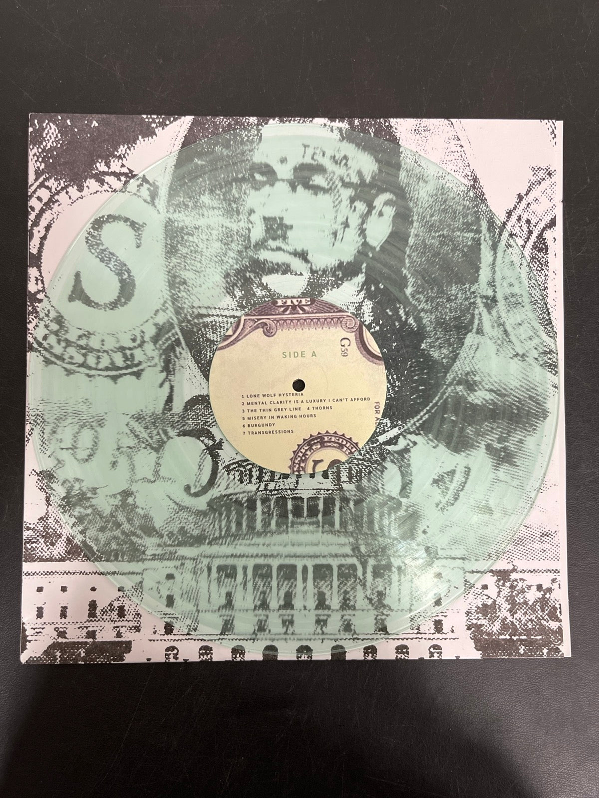 VINYL_1A - $uicideboy$ - New World Depression Clear Vinyl USED NOT TESTED
