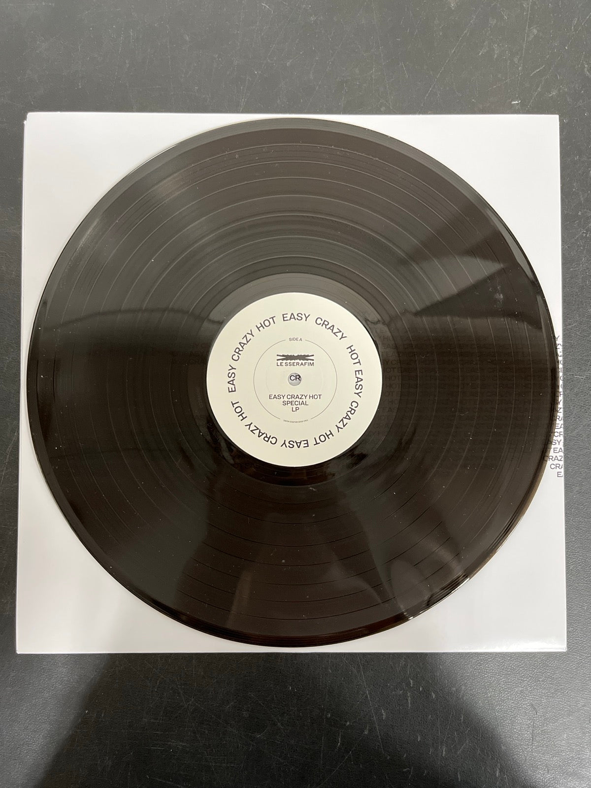 VINYL_1A - Le Sserafim - Easy-Crazy-Hot LE Translucent Vinyl WARPED NOT TESTED