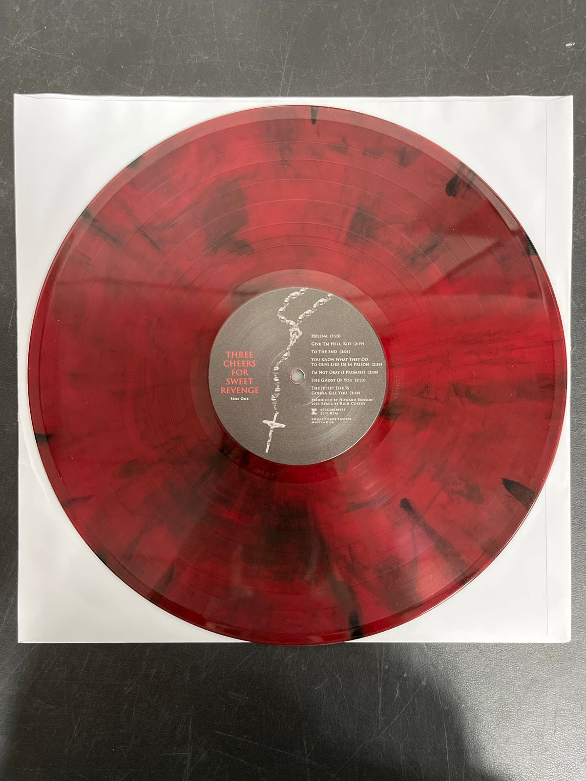 VINYL_1A - My Chemical Romance - Three Cheers ... LE Red / Black Vinyl USED NOT TESTED
