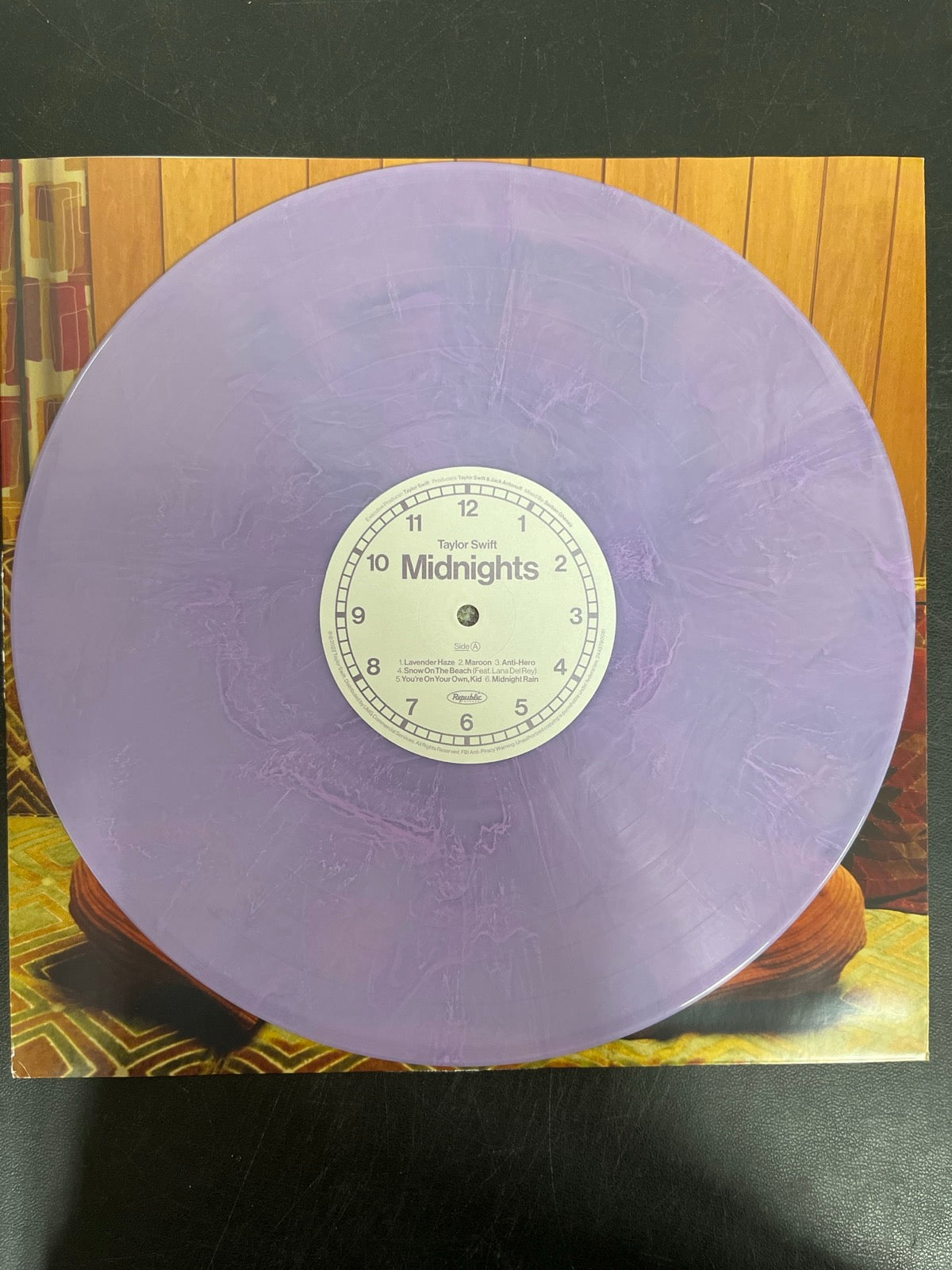 VINYL_1A - Taylor Swift - Midnights Reissue Lavender Vinyl USED NOT TESTED