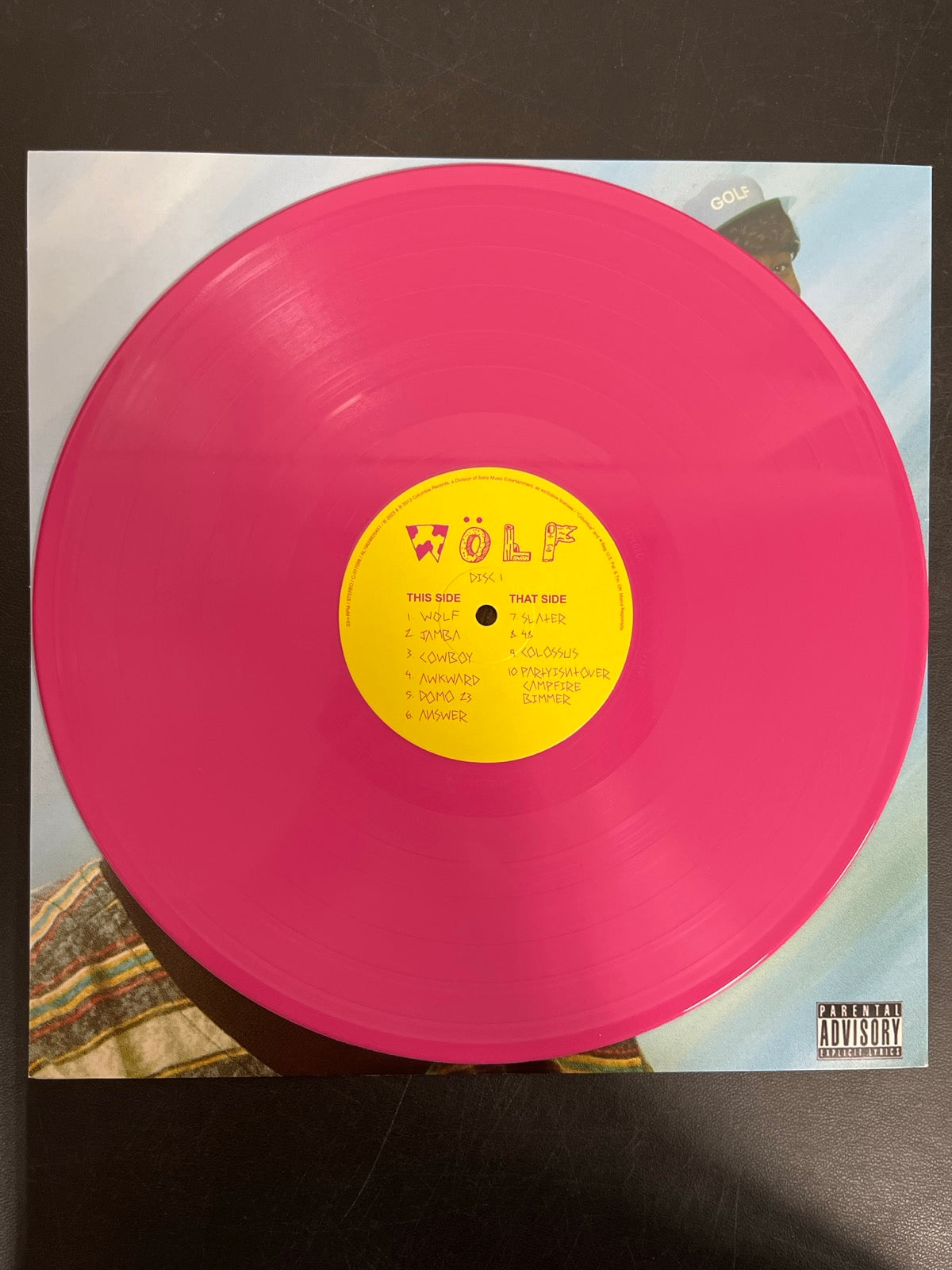 VINYL_1A - Tyler, The Creator - Wolf LE Pink Vinyl USED NOT TESTED