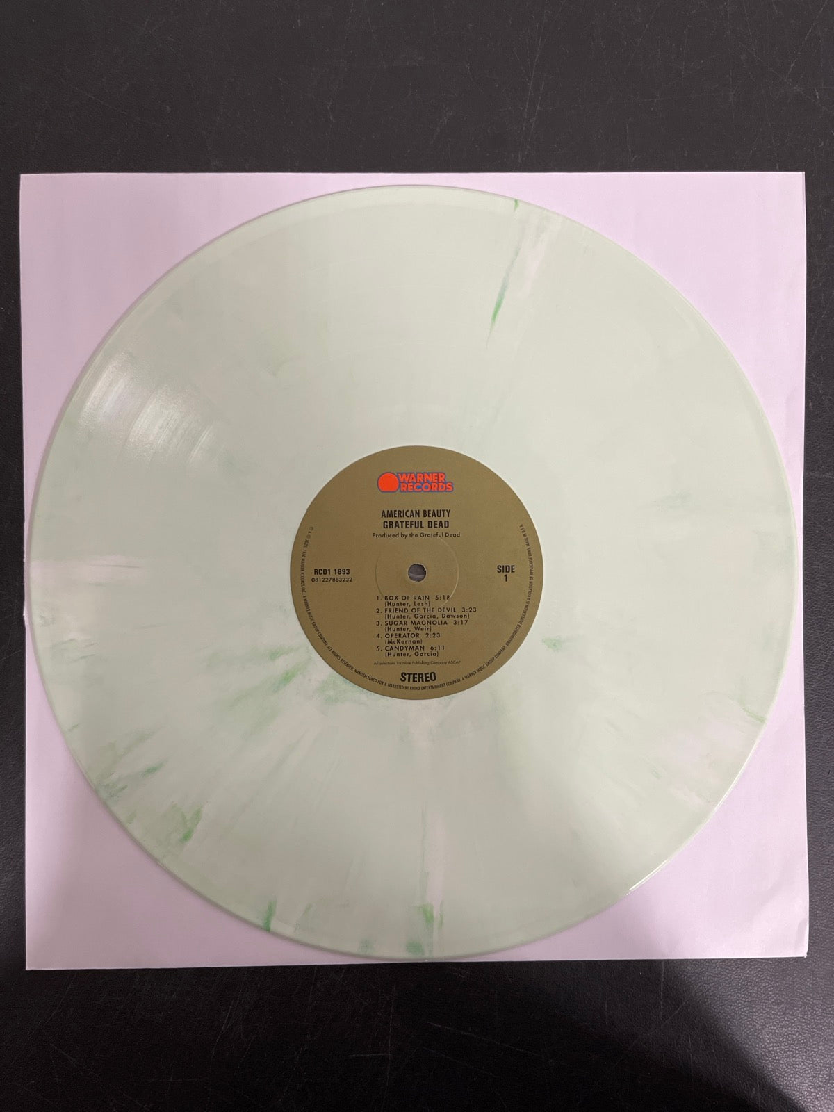 VINYL_1A - Grateful Dead - American Beauty LE Limeade Remastered Vinyl USED NOT TESTED