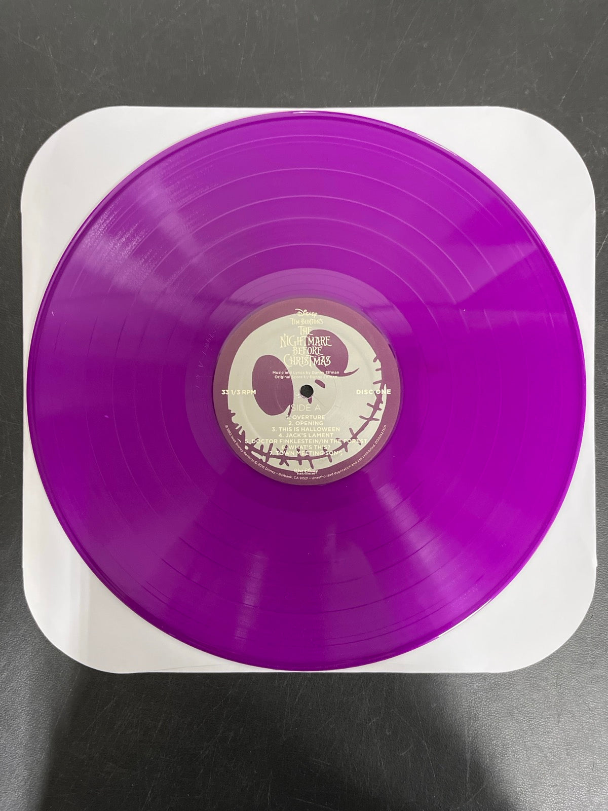 VINYL_1A - Danny Elfman - Tim Burton's The ... LE Purple/Yellow Vinyl USED NOT TESTED