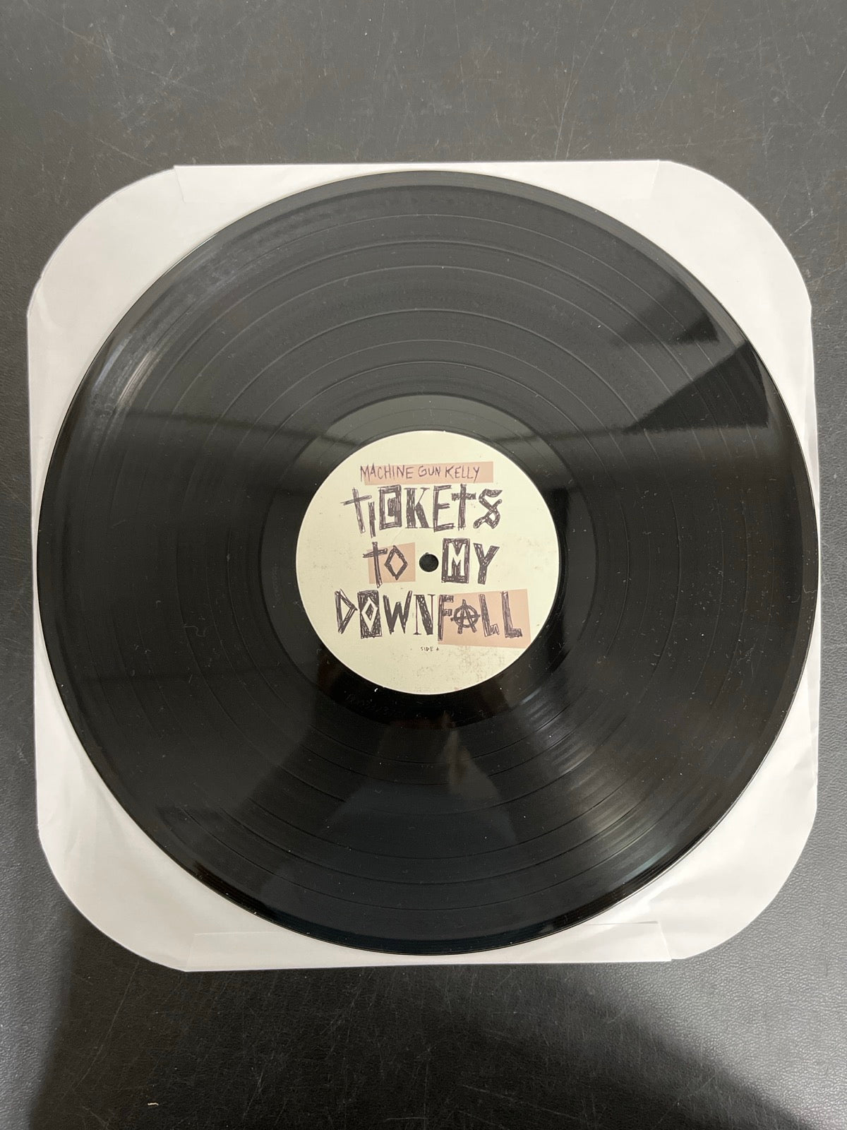VINYL_1A - Machine Gun Kelly - Tickets To My Downfall Black Vinyl USED NOT TESTED