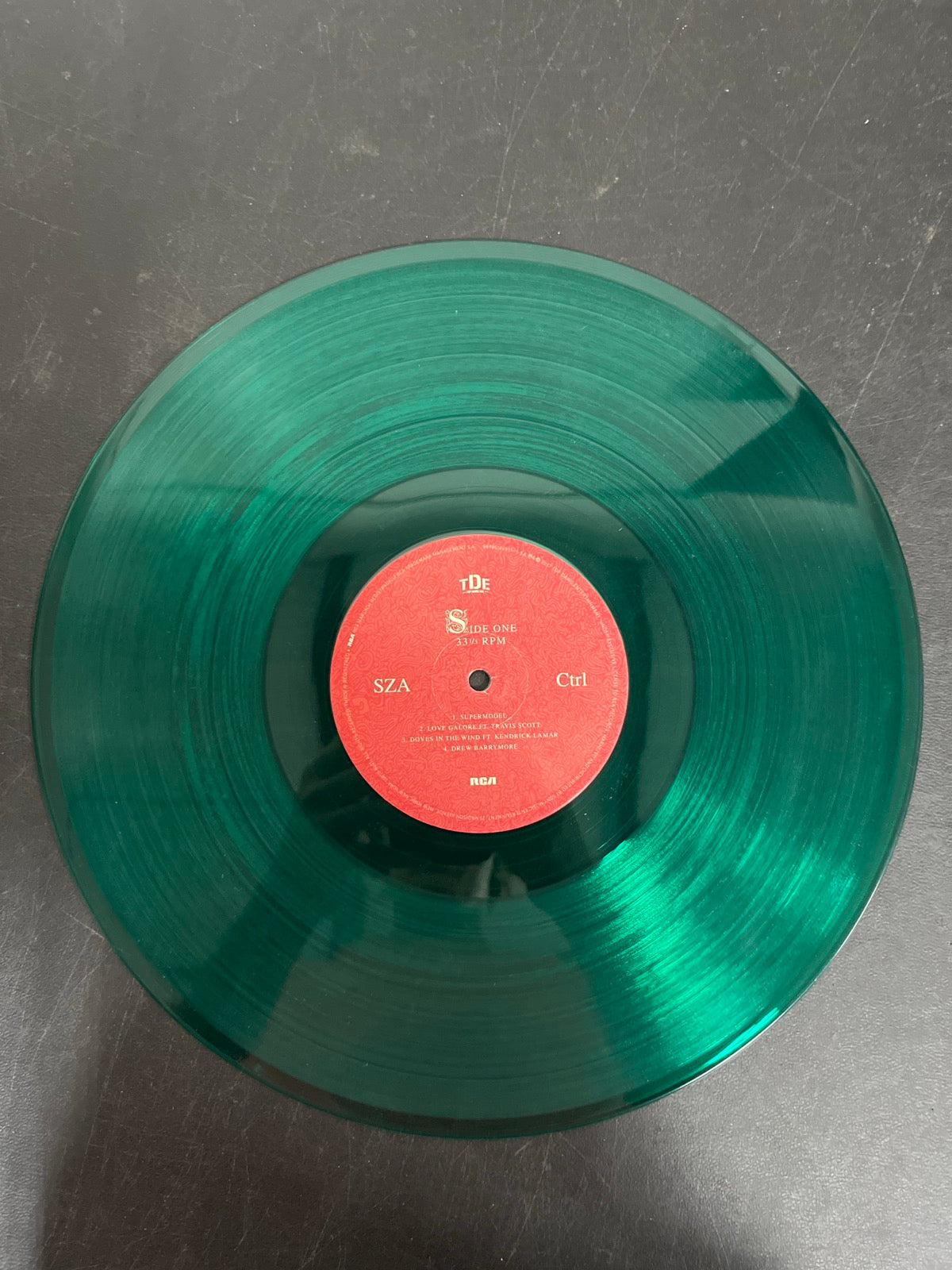 VINYL_1A - SZA - Ctrl LE Translucent Green Vinyl USED NOT TESTED