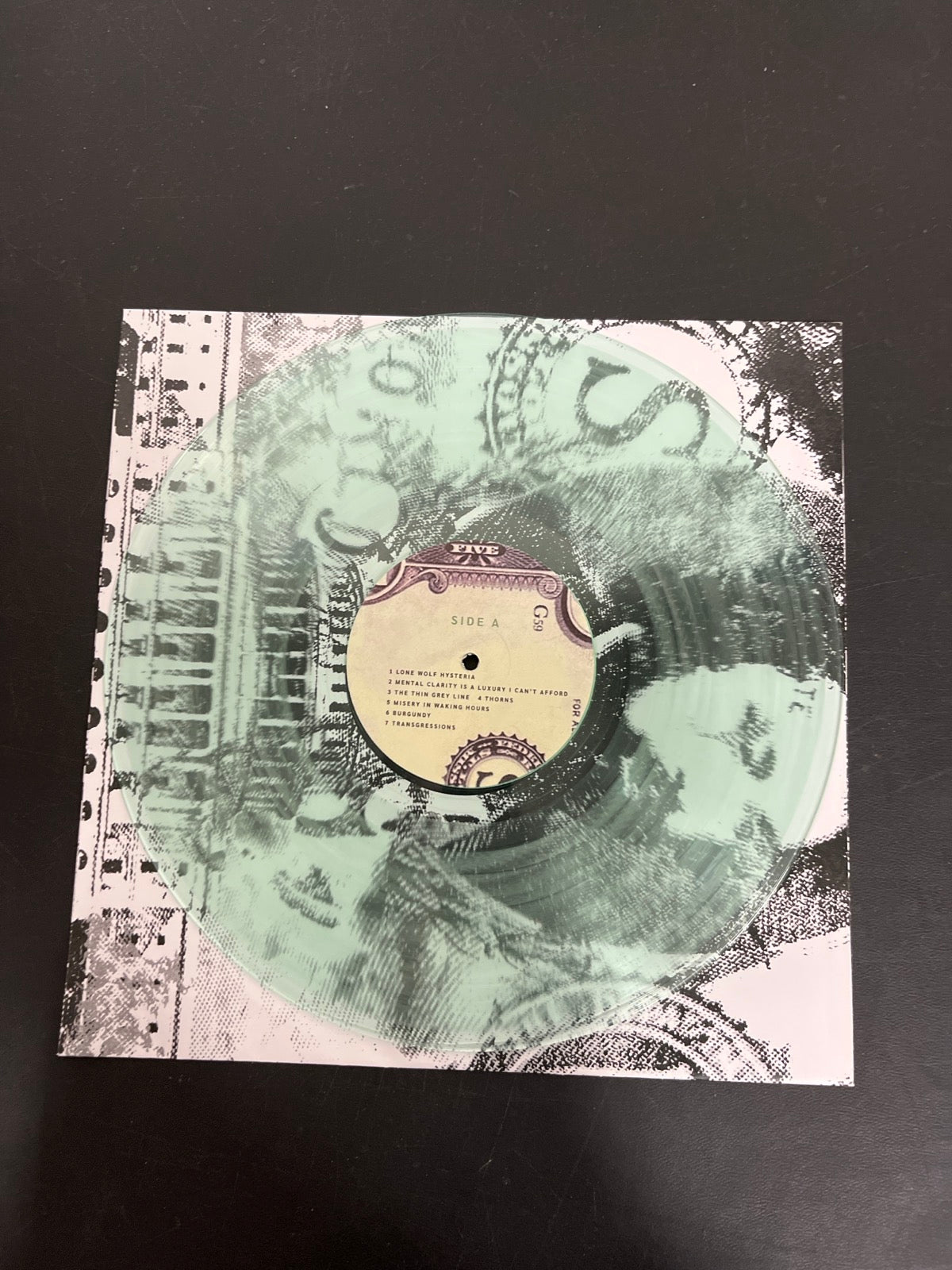 VINYL_1A - $uicideboy$ - New World Depression Target Exclusive Clear Vinyl USED NOT TESTED