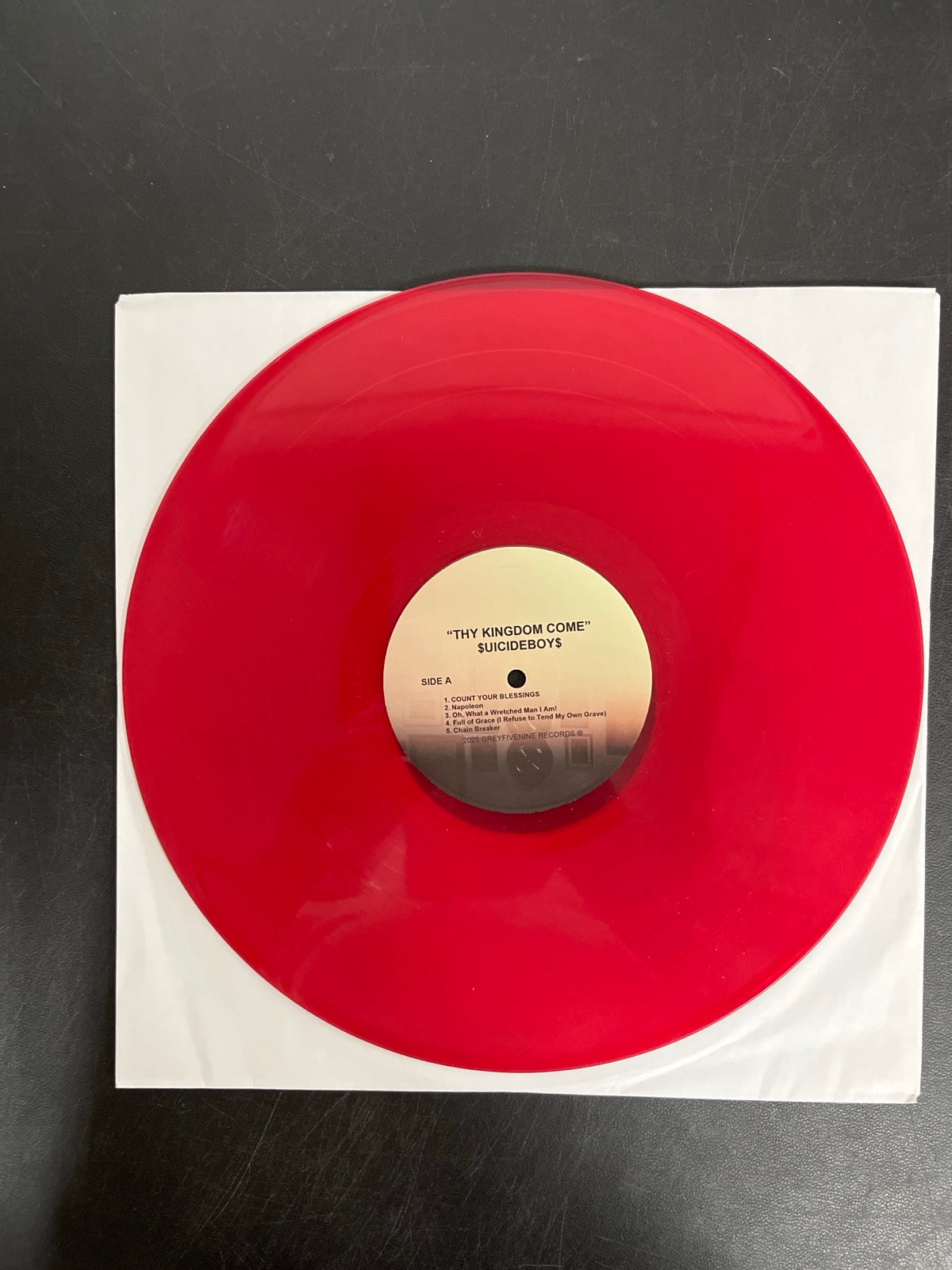 VINYL_1A - $uicideboy$ - Thy Kingdom Come LE Red Vinyl USED NOT TESTED