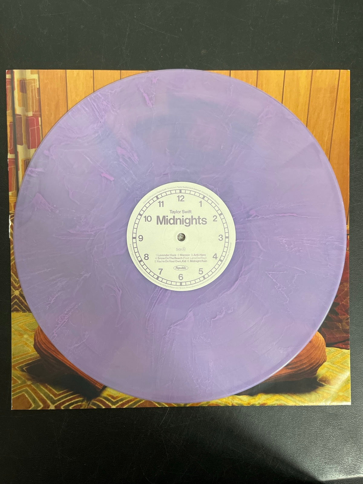 VINYL_1A - Taylor Swift - Midnights Reissue Lavender Vinyl USED NOT TESTED