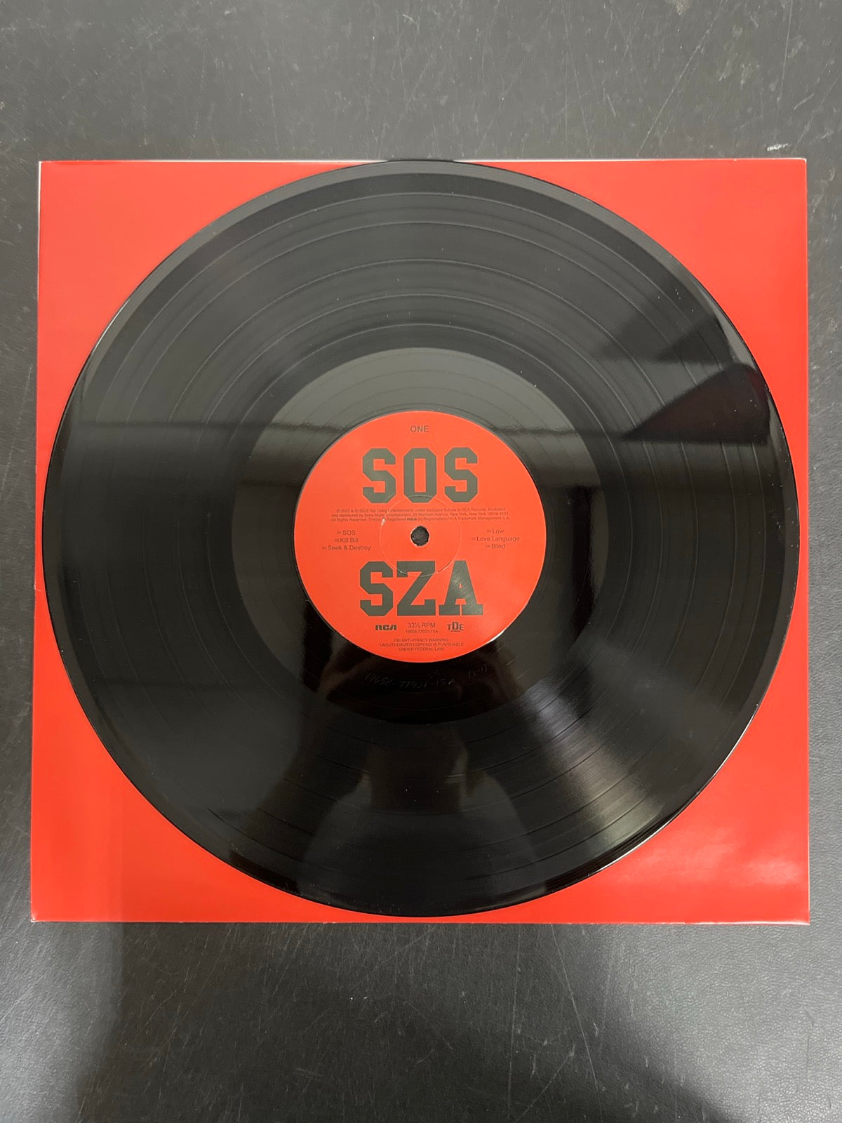 VINYL_1A - SZA - SOS LE Vinyl USED NOT TESTED