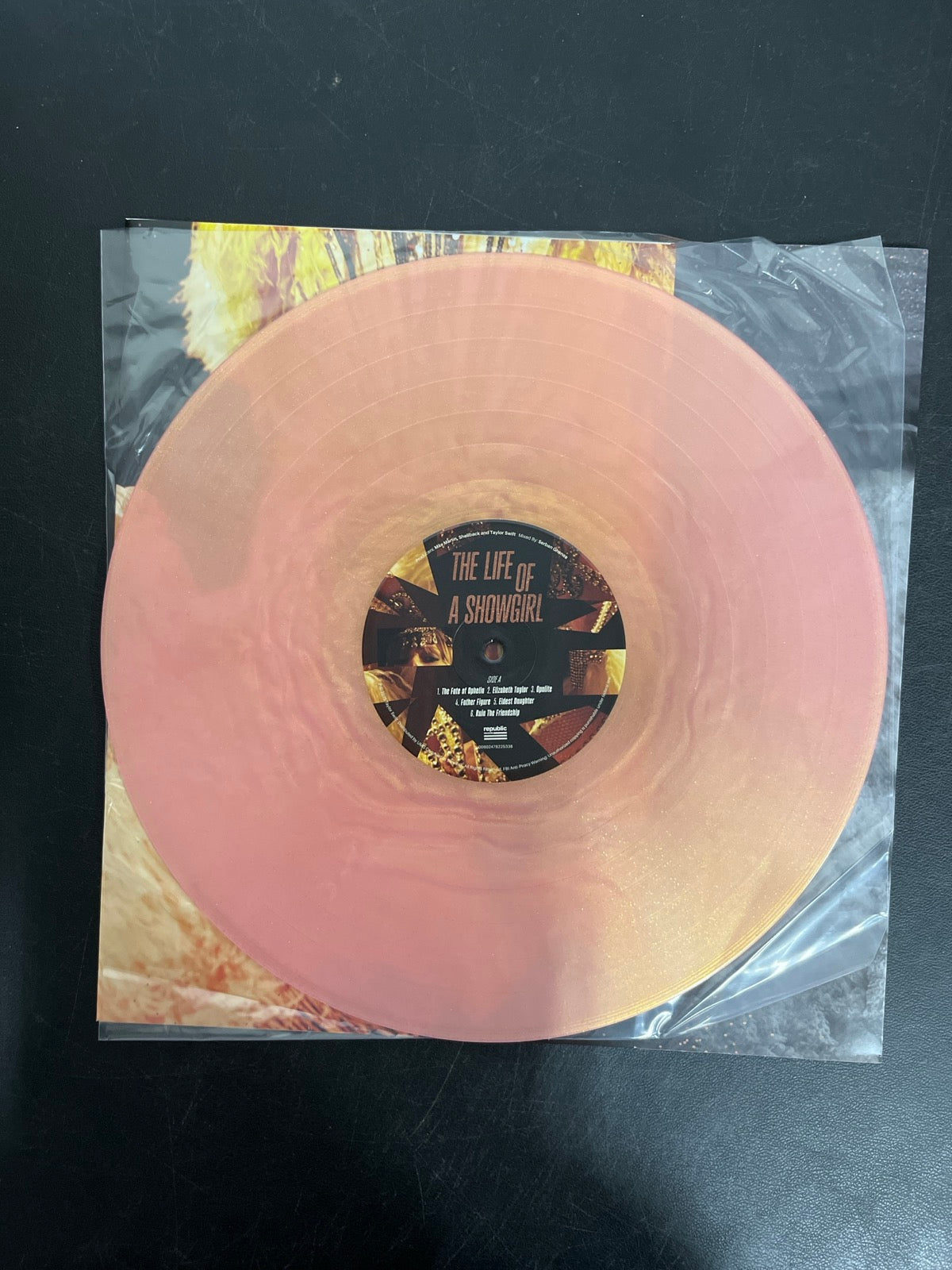 VINYL_1A - Taylor Swift - The Life of a ... LE 180gm Pink Yellow Vinyl USED NOT TESTED