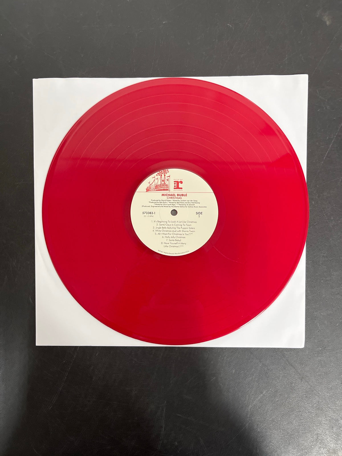 VINYL_1A - Michael Bublé - Christmas LE Red Vinyl USED NOT TESTED