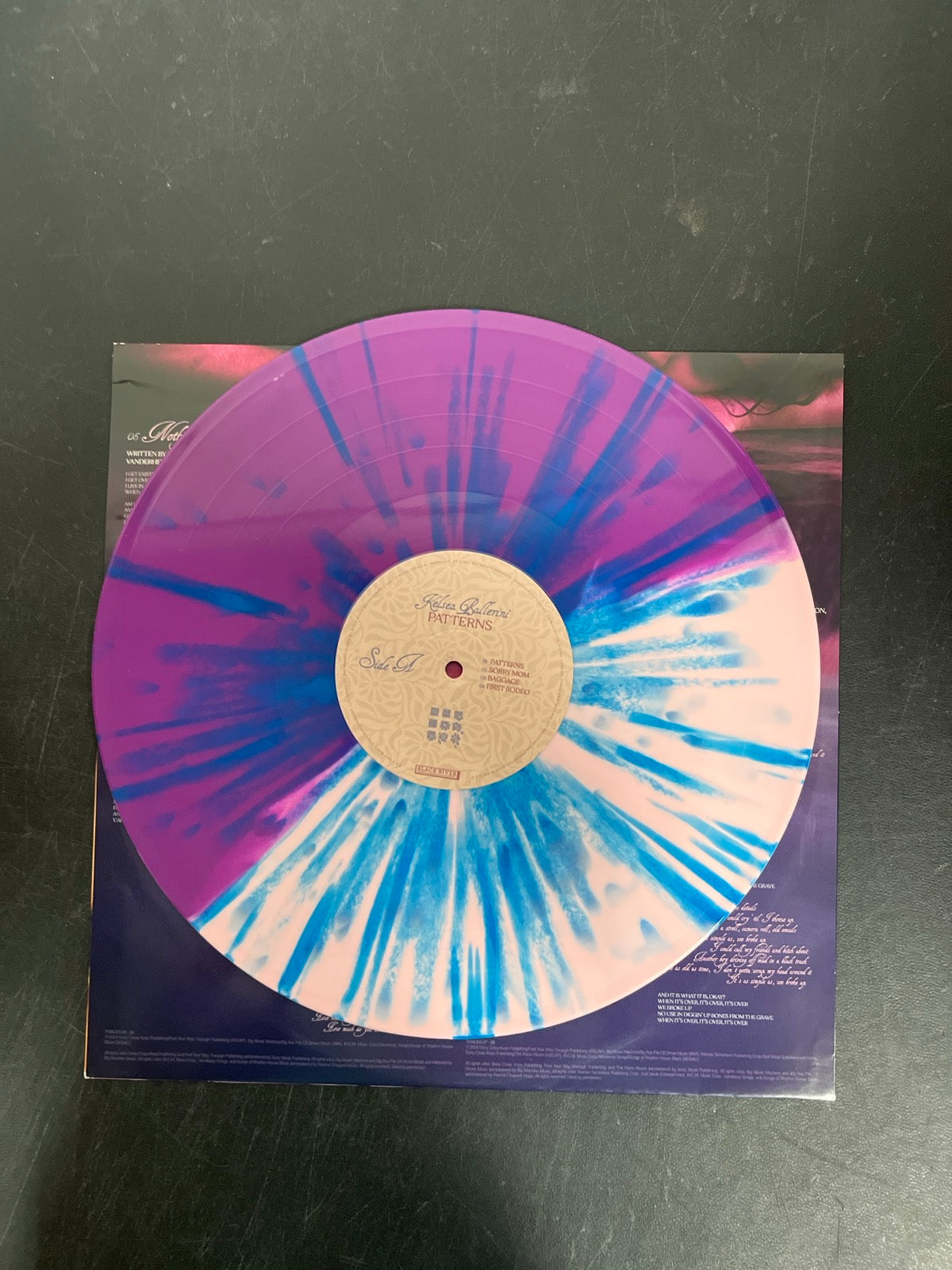 VINYL_1A - Kelsea Ballerini - Patterns LE Uncharted Waters Vinyl USED NOT TESTED