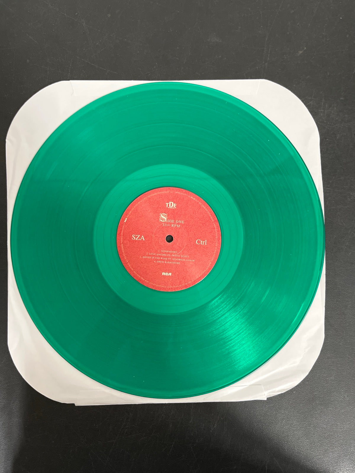 VINYL_1A - SZA - Ctrl LE Translucent Green Vinyl USED NOT TESTED