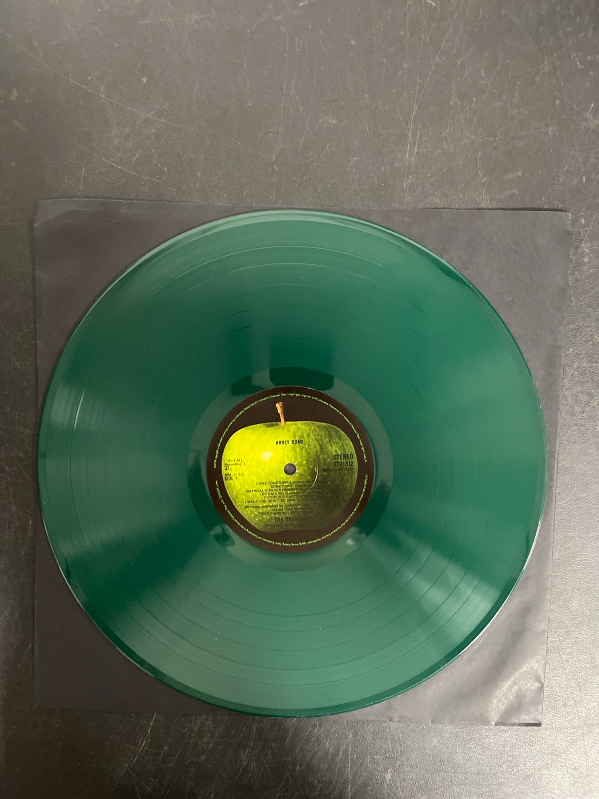 VINYL_1A - The Beatles - Abbey Road LE 180gm Green Vinyl USED NOT TESTED