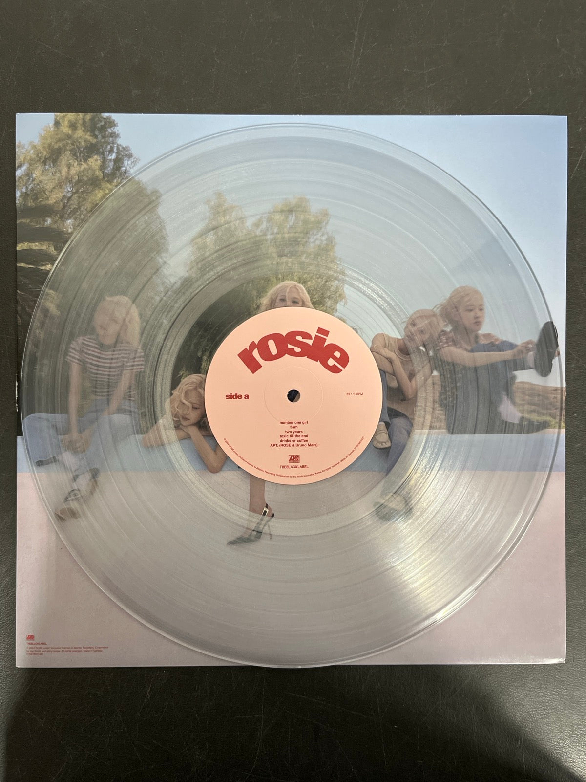 VINYL_1A - Rosé - Rosie LE Clear Vinyl USED NOT TESTED