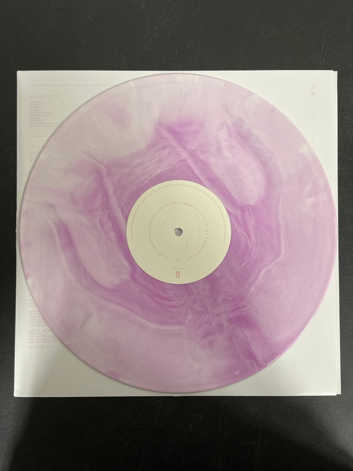 VINYL_1A - The 1975 - I Like It When You Sleep ... LE Purple / Pink Vinyl USED NOT TESTED