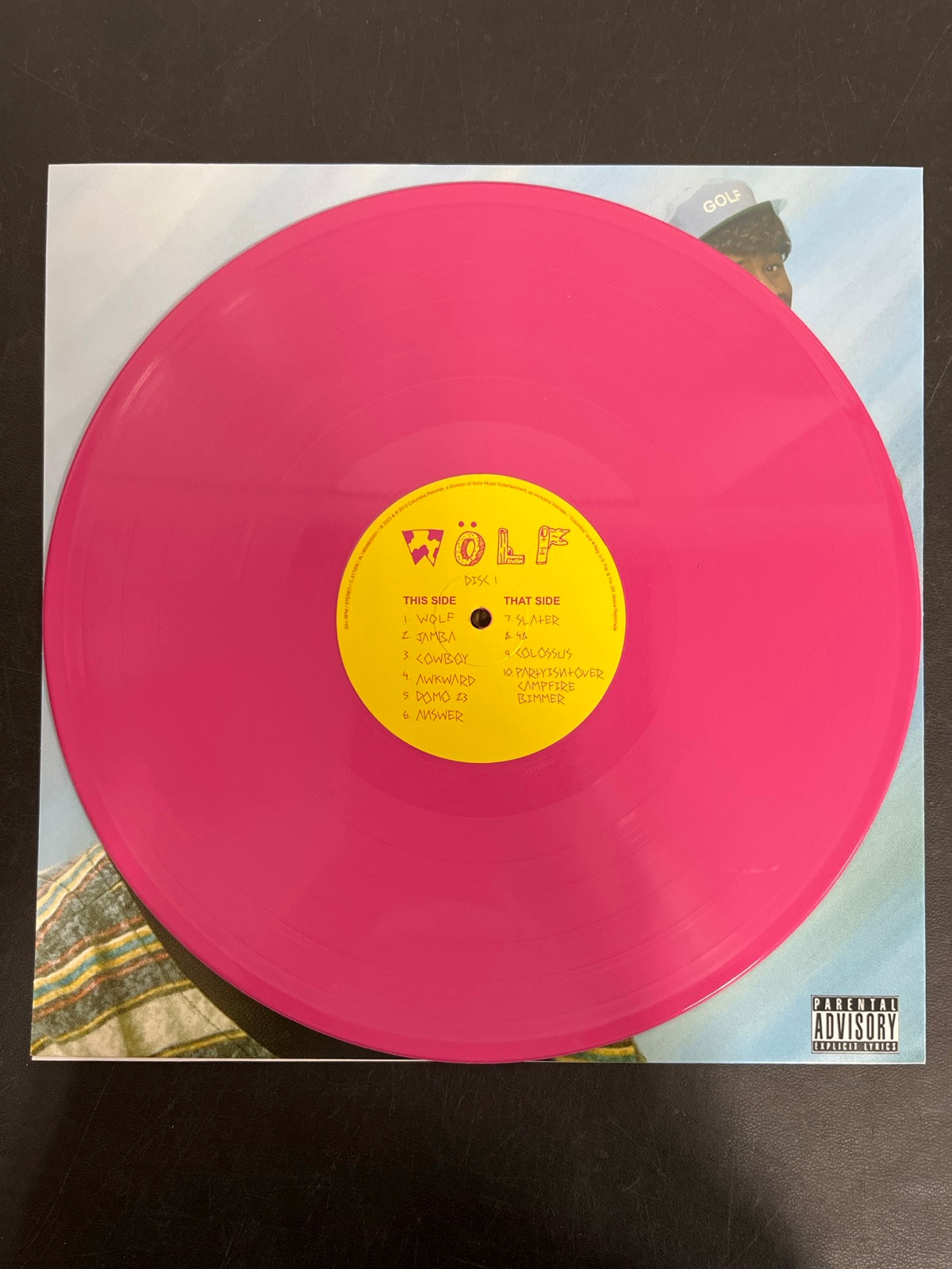 VINYL_1A - Tyler, The Creator - Wolf LE Pink Vinyl USED NOT TESTED
