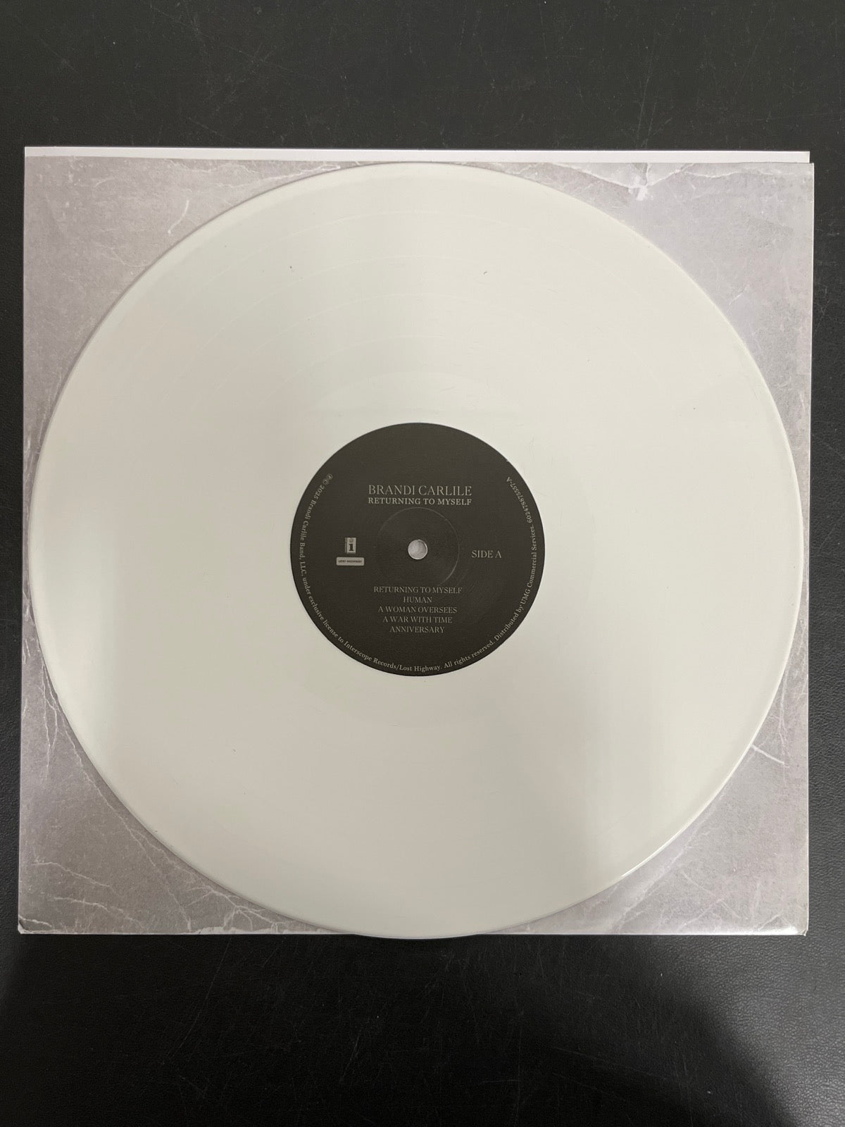 VINYL_1A - Brandi Carlile - Returning To Myself LE White Vinyl USED NOT TESTED