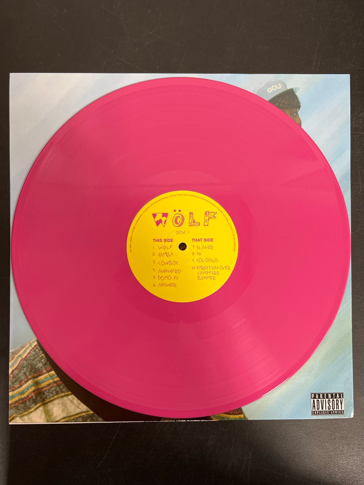 VINYL_1A - Tyler, The Creator - Wolf LE Pink Vinyl USED NOT TESTED