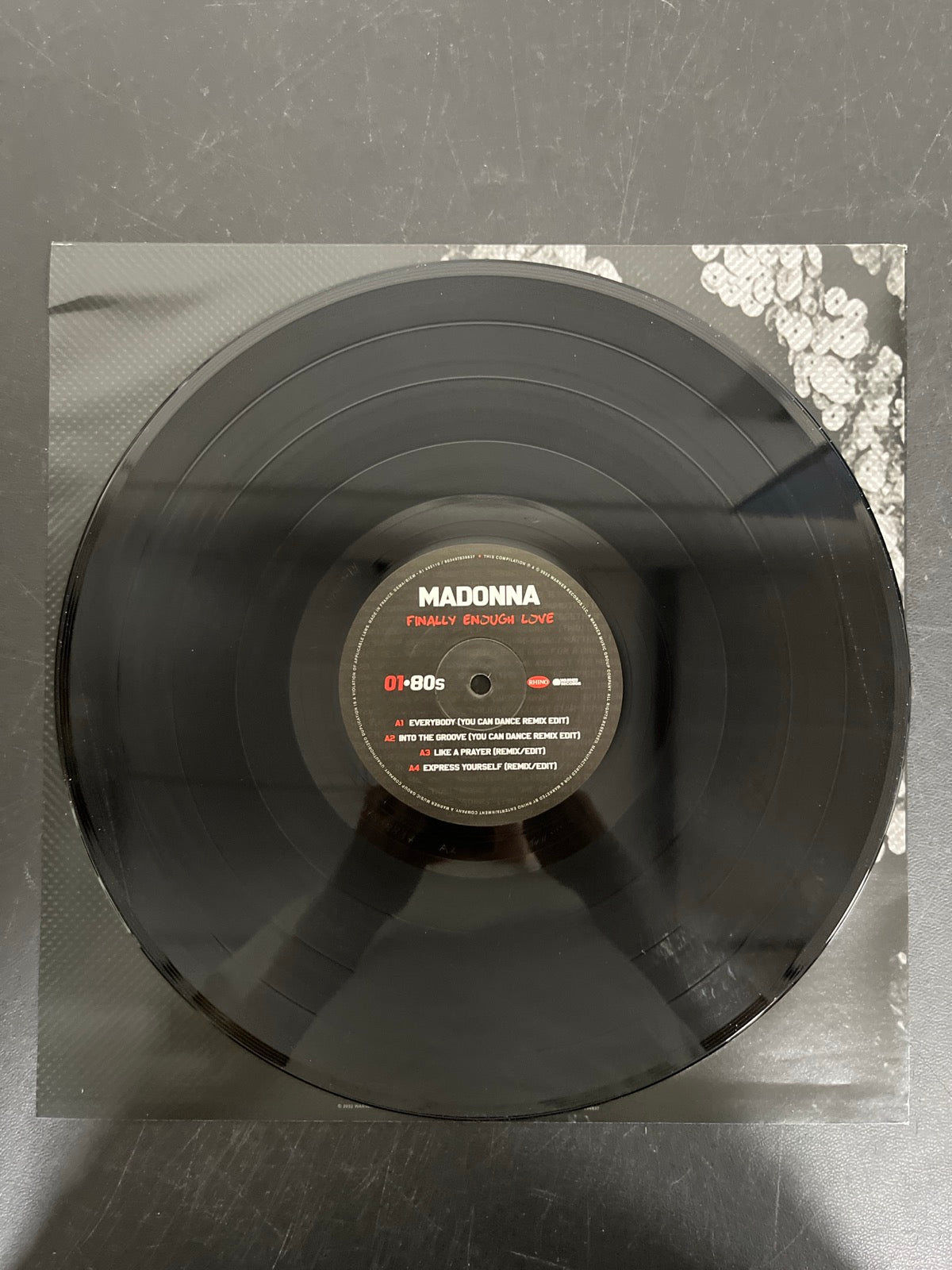 VINYL_1A - Madonna - Finally Enough Love Black Vinyl USED NOT TESTED
