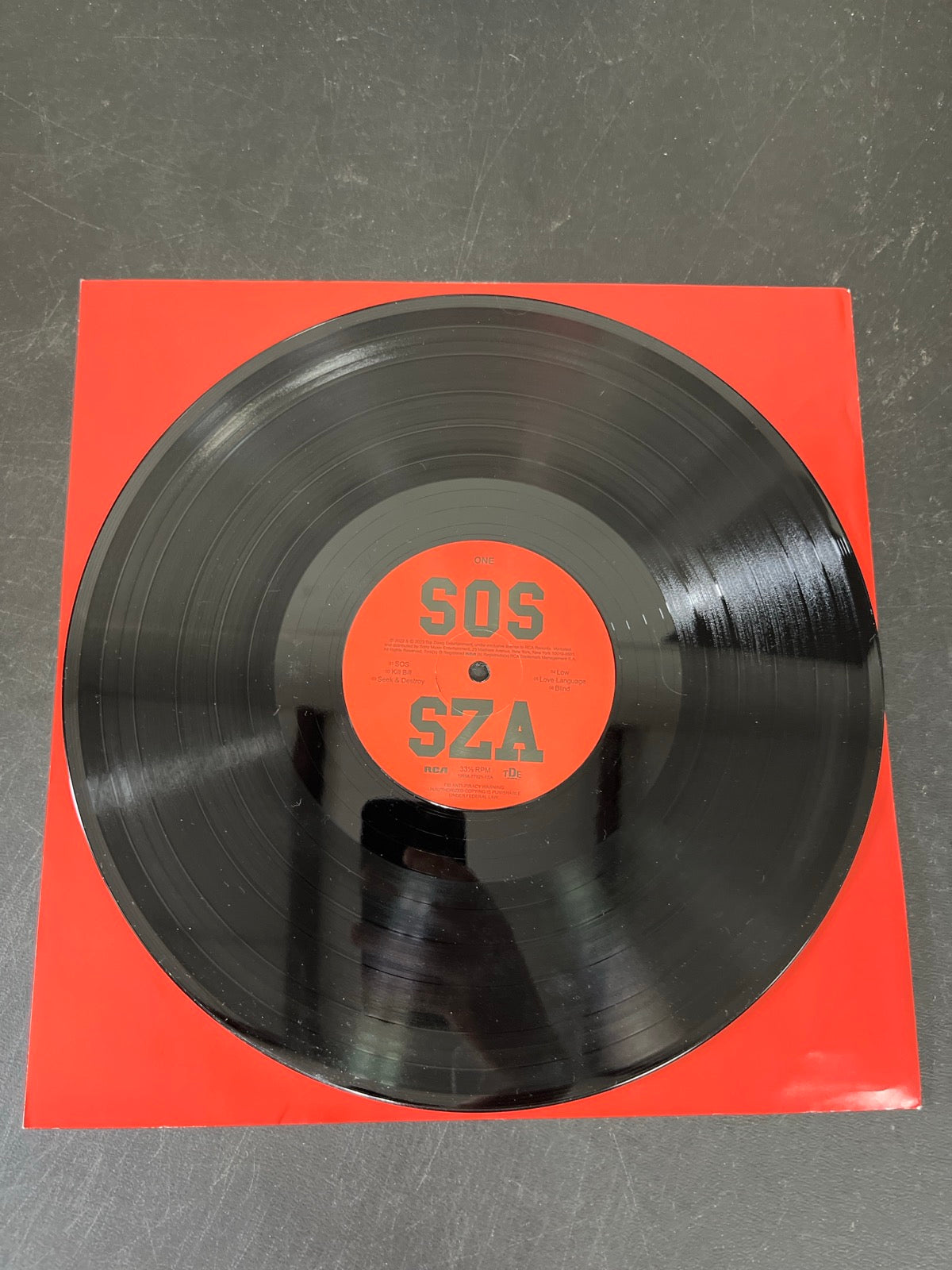 VINYL_1A - SZA - SOS LE Vinyl USED NOT TESTED