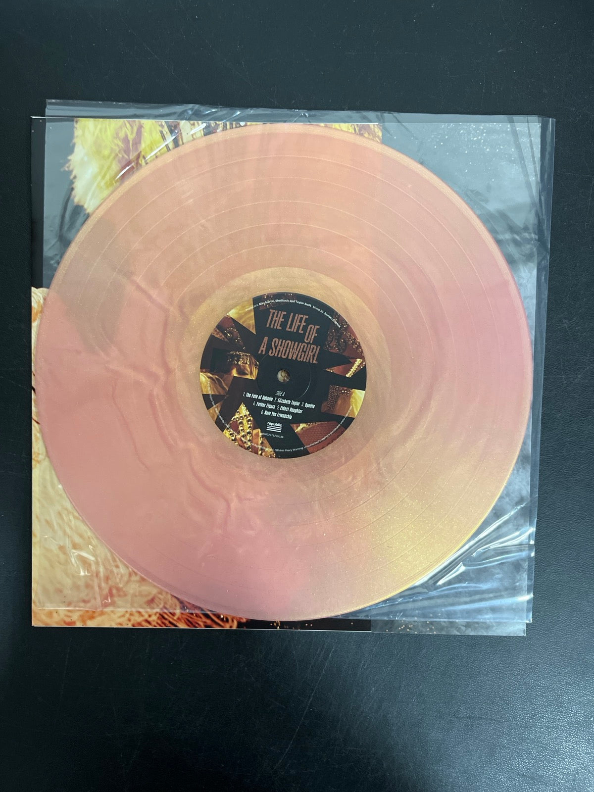 VINYL_1A - Taylor Swift - The Life of a ... LE 180gm Pink Yellow Vinyl USED NOT TESTED