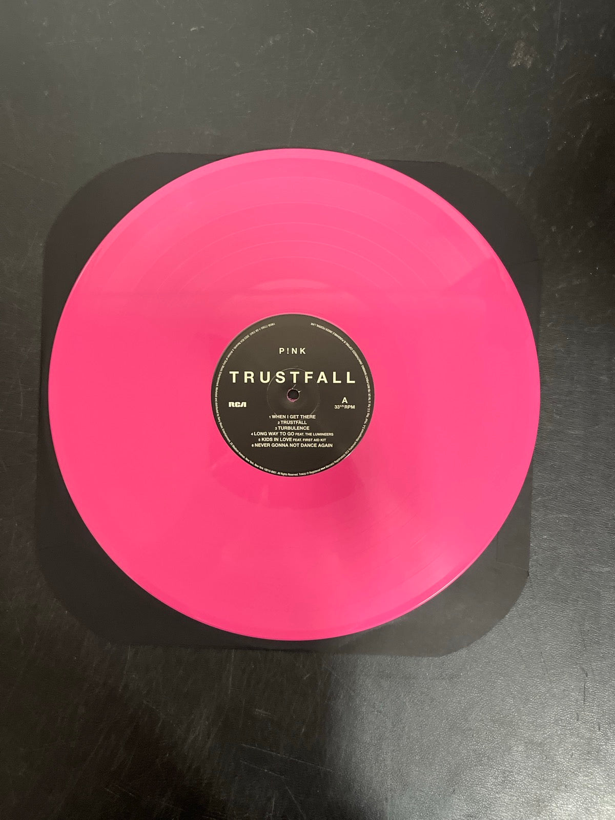 VINYL_1A - P!nk - Trustfall LE Pink Vinyl USED NOT TESTED
