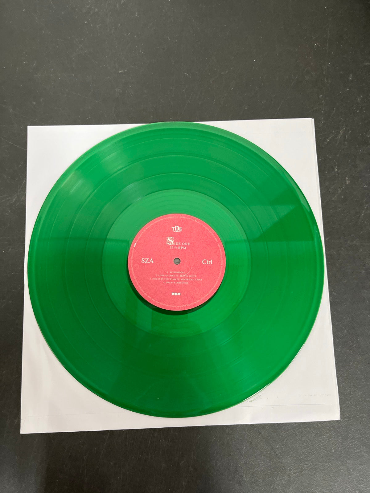 VINYL_1A - SZA - Ctrl LE Translucent Green Vinyl USED NOT TESTED