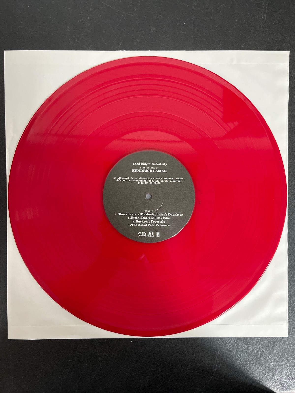 VINYL_1A - Kendrick Lamar - good kid, m.A.A.d city LE Red Vinyl USED NOT TESTED