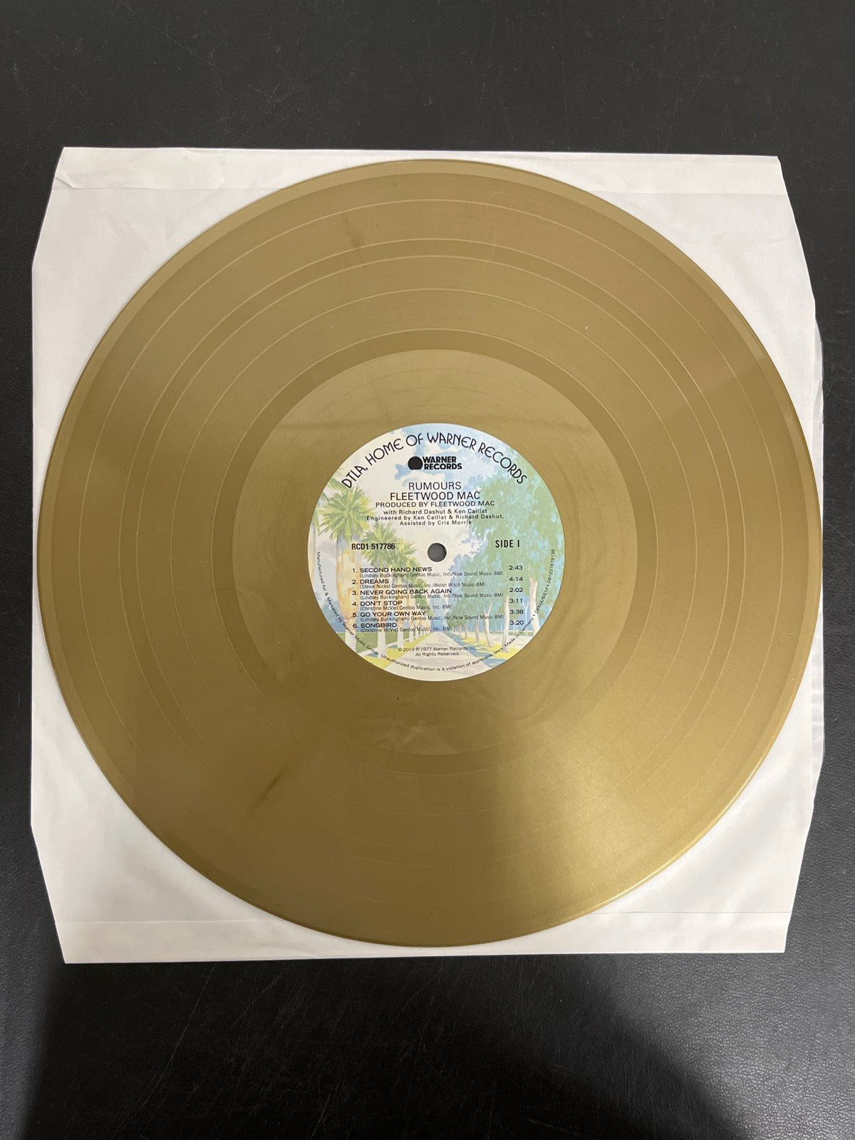 VINYL_1A - Fleetwood Mac - Rumours LE Gold Remastered Vinyl USED NOT TESTED