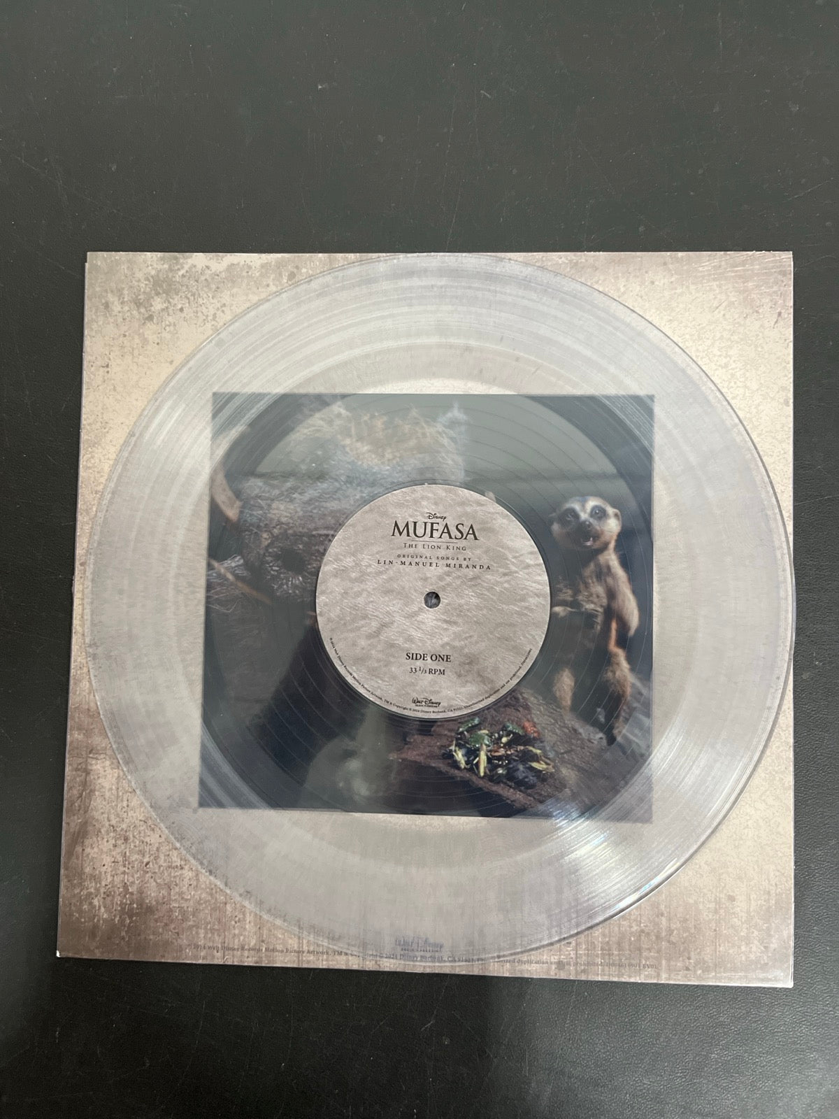 VINYL_1A - Lin-Manuel Miranda - Mufasa: The Lion King ... LE Clear Vinyl SEALED NOT TESTED