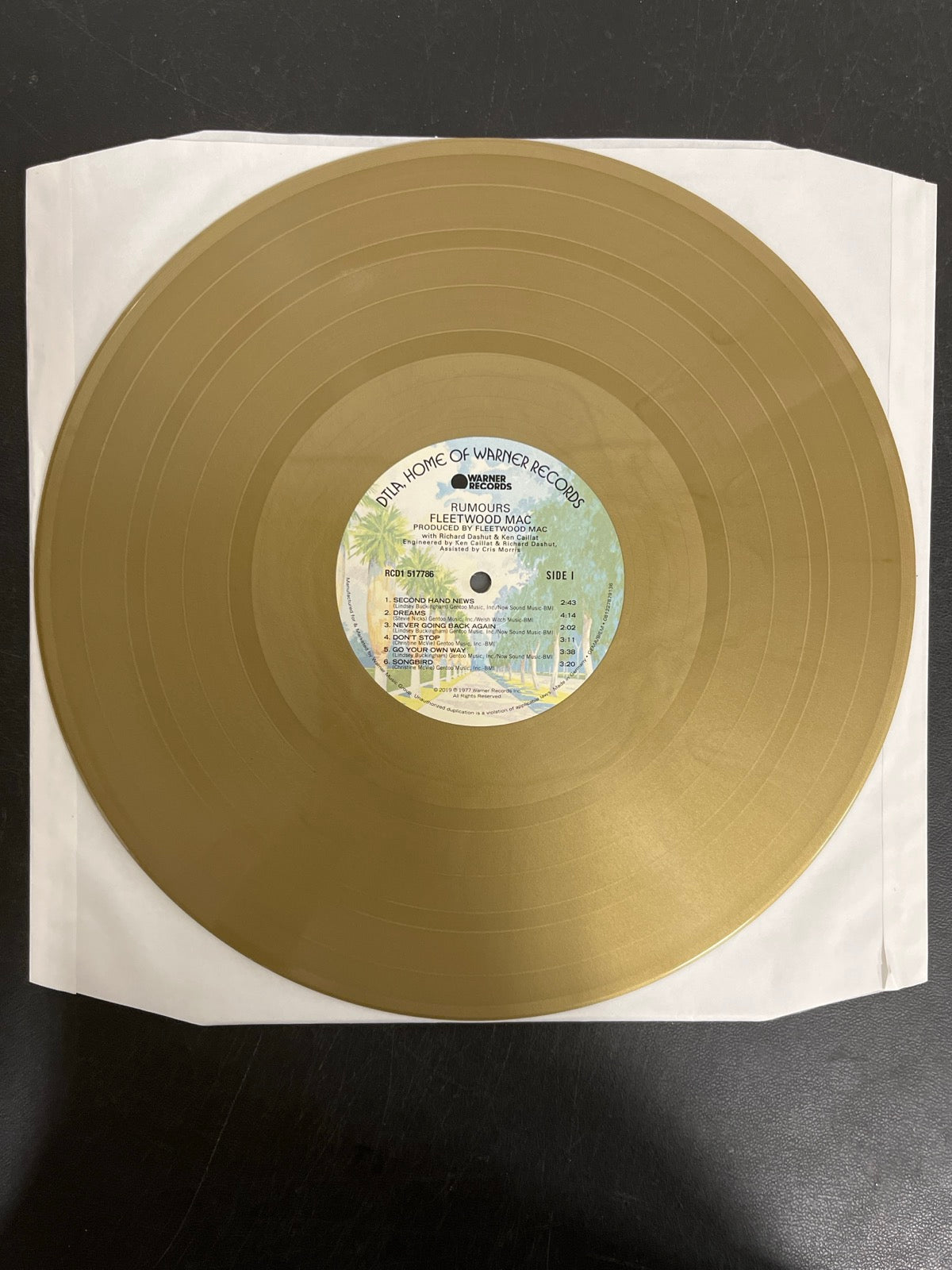 VINYL_1A - Fleetwood Mac - Rumours LE Gold Remastered Vinyl USED NOT TESTED