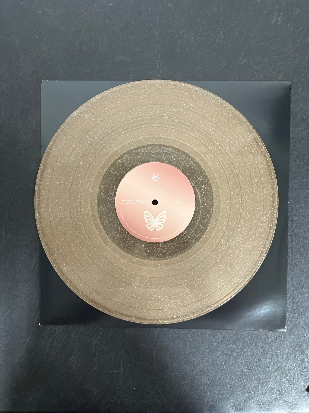 VINYL_1A - Mariah Carey - Here For It All LE Honey Vinyl USED NOT TESTED