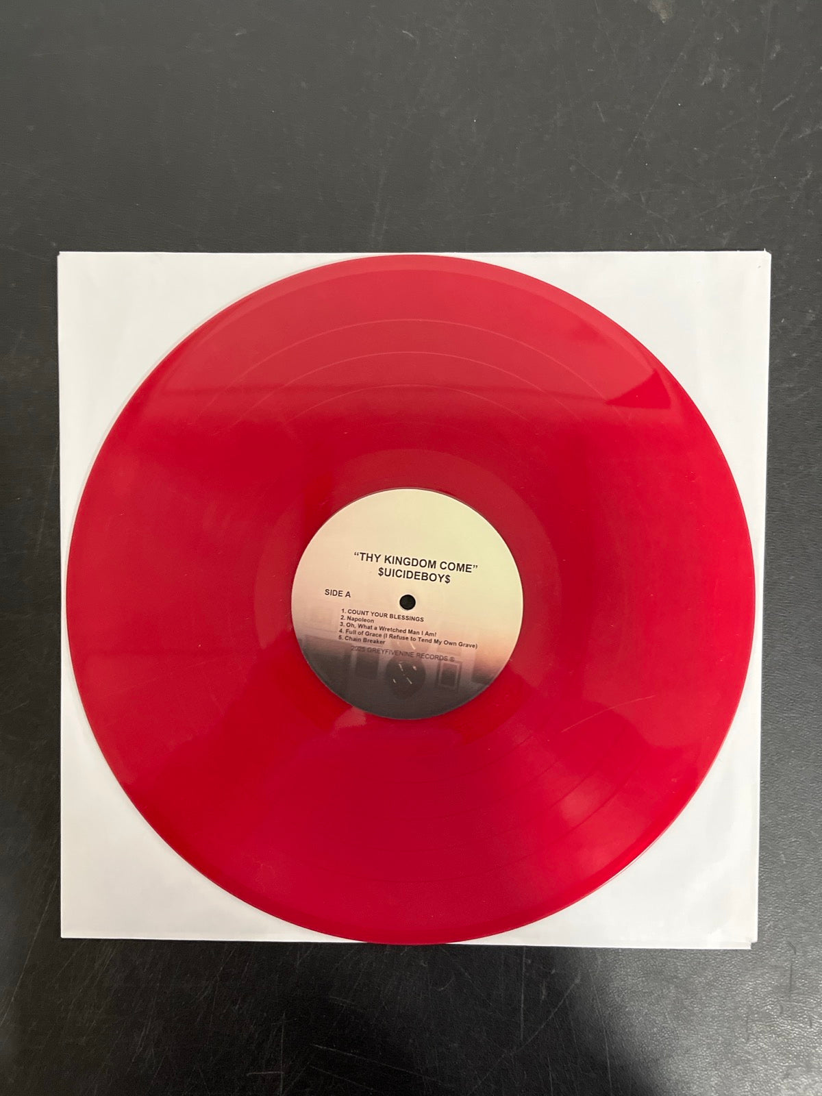 VINYL_1A - $uicideboy$ - Thy Kingdom Come LE Red Vinyl USED NOT TESTED