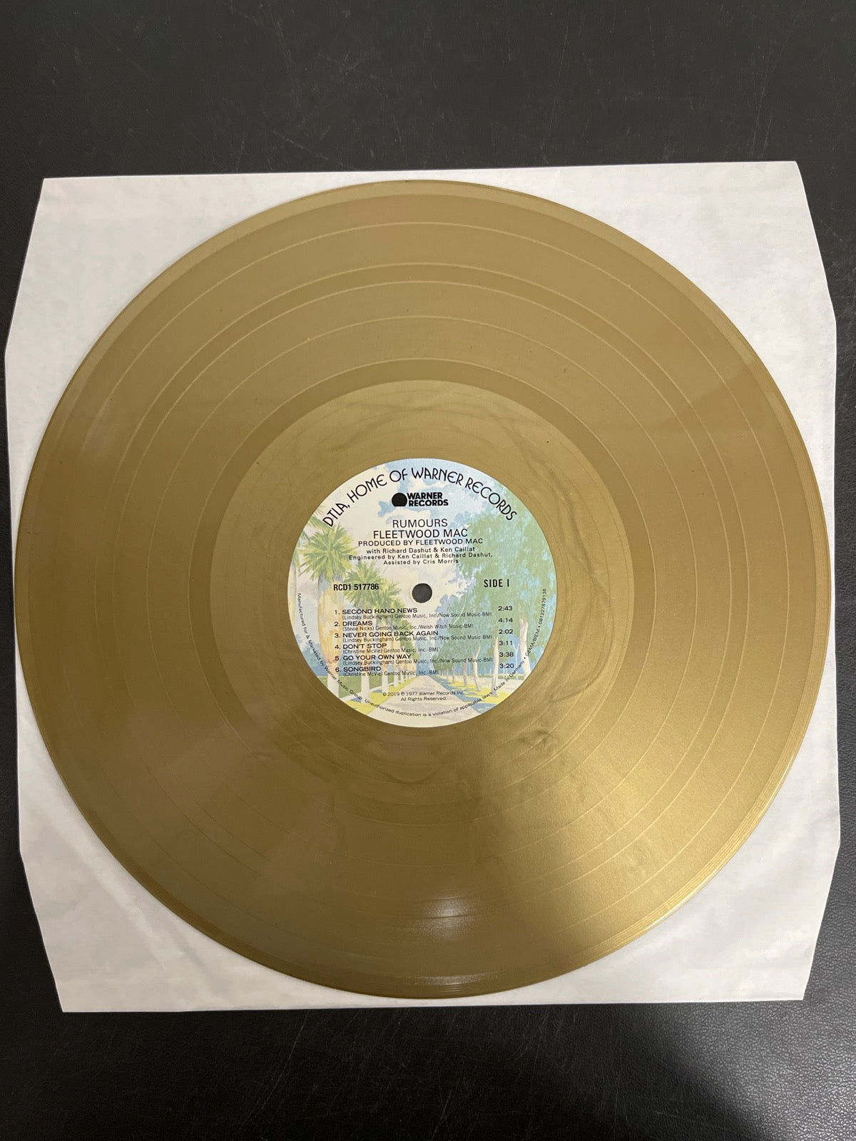VINYL_1A - Fleetwood Mac - Rumours LE Gold Remastered Vinyl USED NOT TESTED