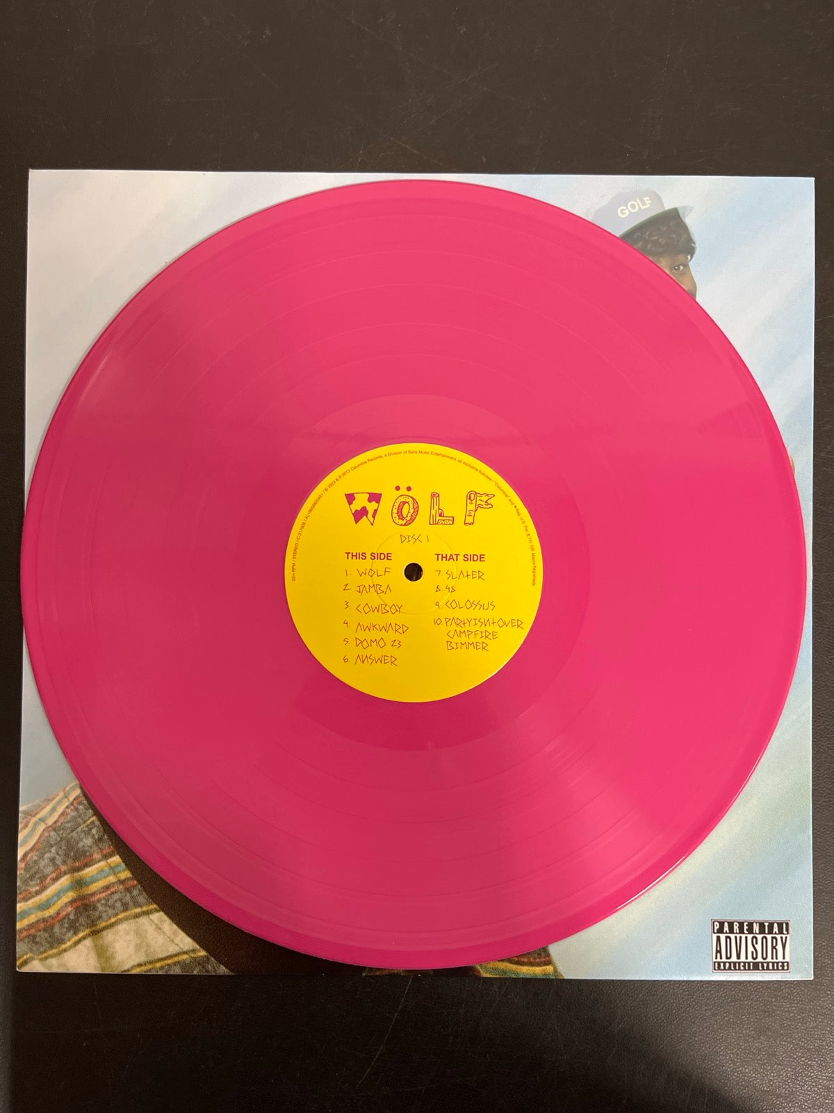 VINYL_1A - Tyler, The Creator - Wolf LE Pink Vinyl USED NOT TESTED