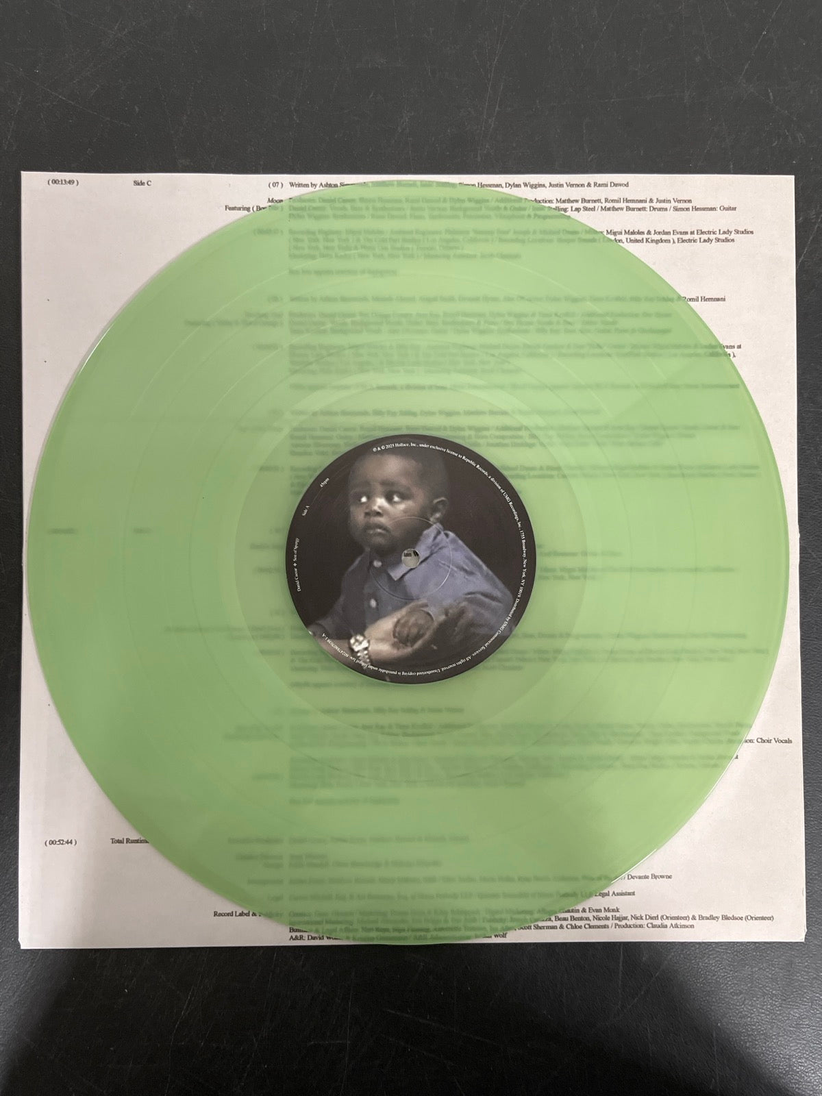 VINYL_1A - Daniel Caesar - Son of Spergy LE Coke Bottle Green Vinyl USED NOT TESTED