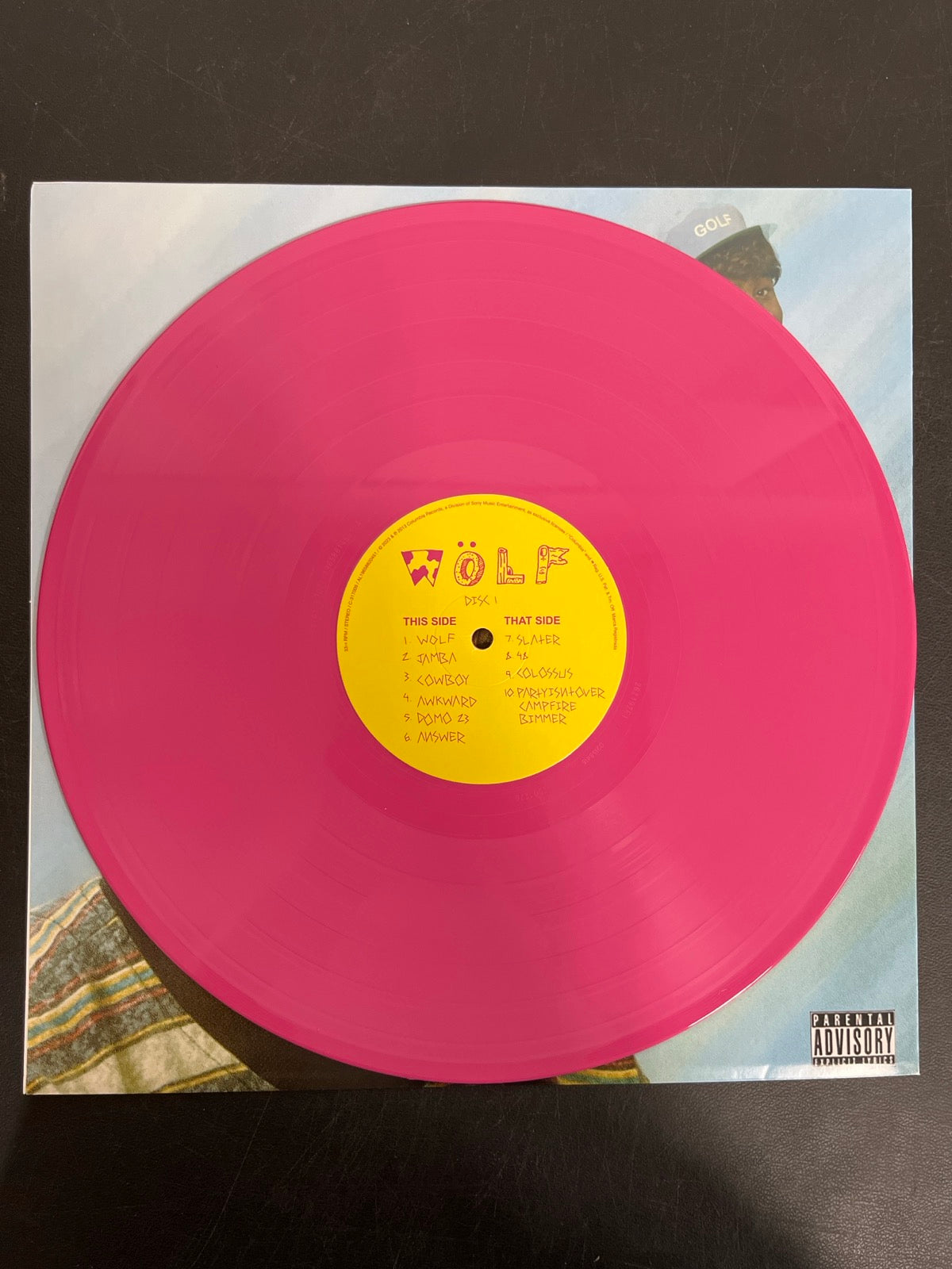VINYL_1A - Tyler, The Creator - Wolf LE Pink Vinyl USED NOT TESTED