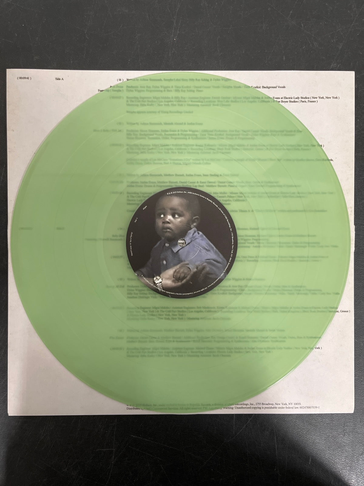 VINYL_1A - Daniel Caesar - Son of Spergy LE Coke Bottle Green Vinyl USED NOT TESTED