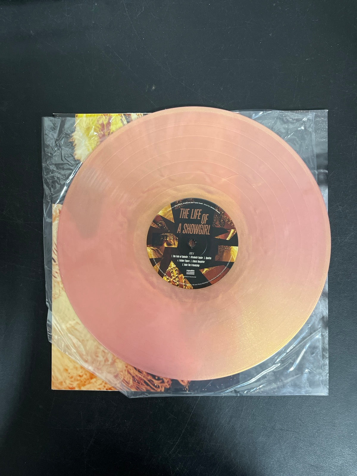 VINYL_1A - Taylor Swift - The Life of a ... LE 180gm Pink Yellow Vinyl USED NOT TESTED