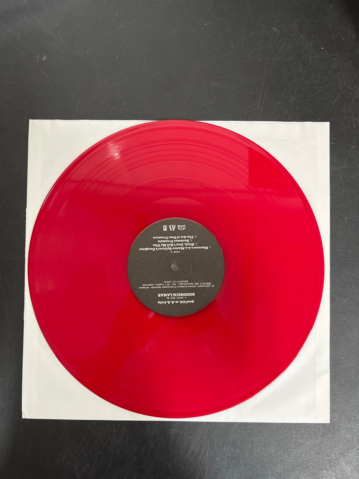 VINYL_1A - Kendrick Lamar - good kid, m.A.A.d city LE Red Vinyl USED NOT TESTED