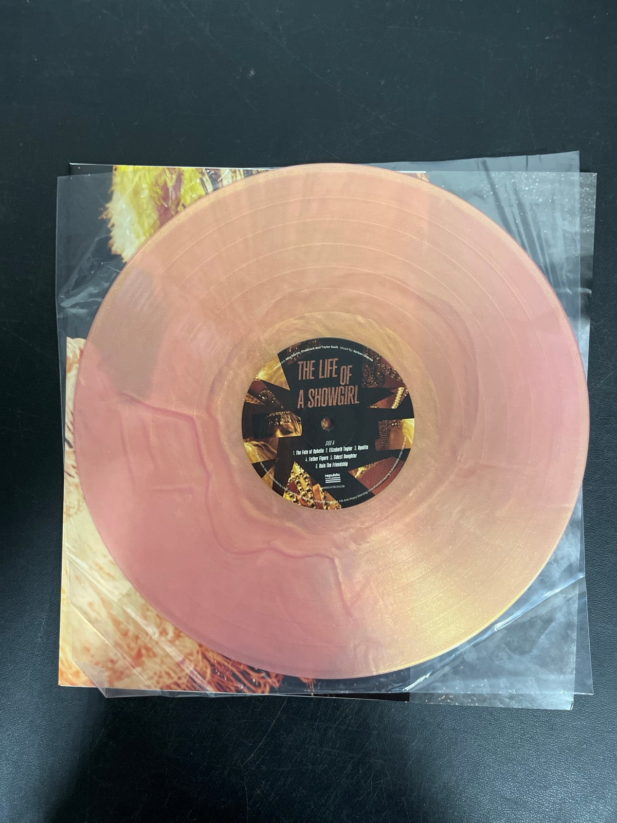 VINYL_1A - Taylor Swift - The Life of a ... LE 180gm Pink Yellow Vinyl USED NOT TESTED