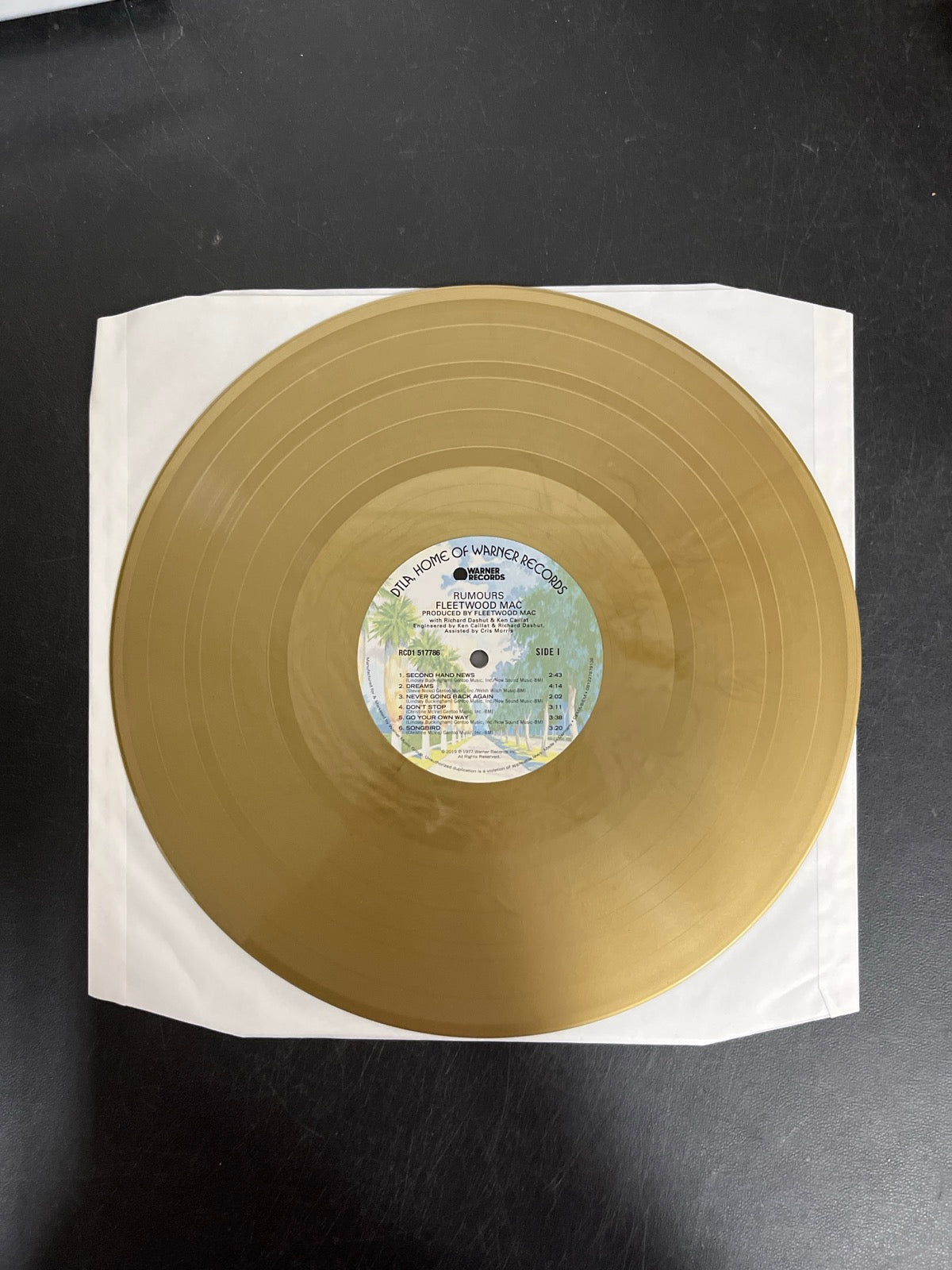 VINYL_1A - Fleetwood Mac - Rumours LE Gold Remastered Vinyl USED NOT TESTED