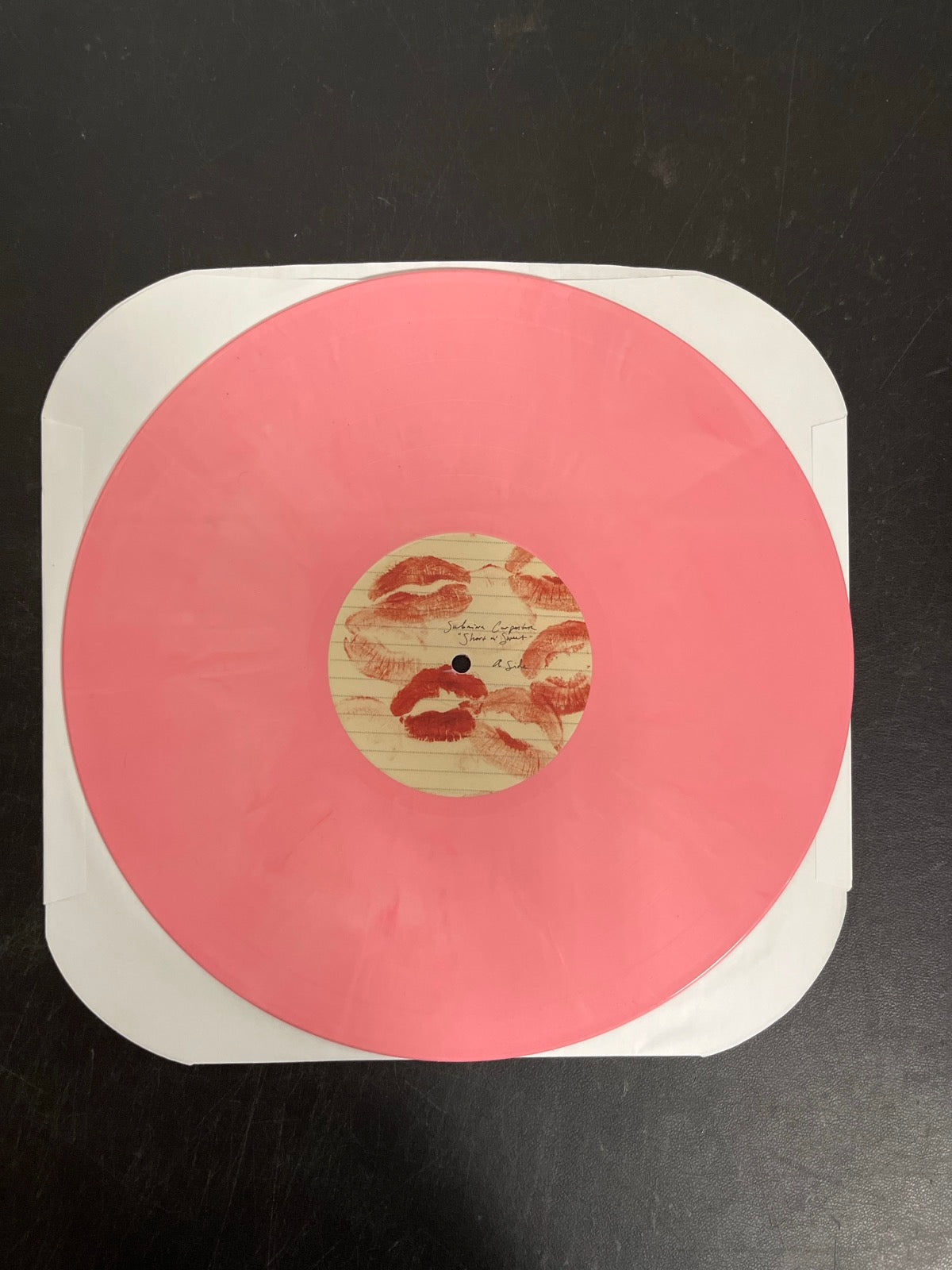 VINYL_1A - Sabrina Carpenter-Short N ... LE Bubblegum Marble Vinyl USED NOT TESTED