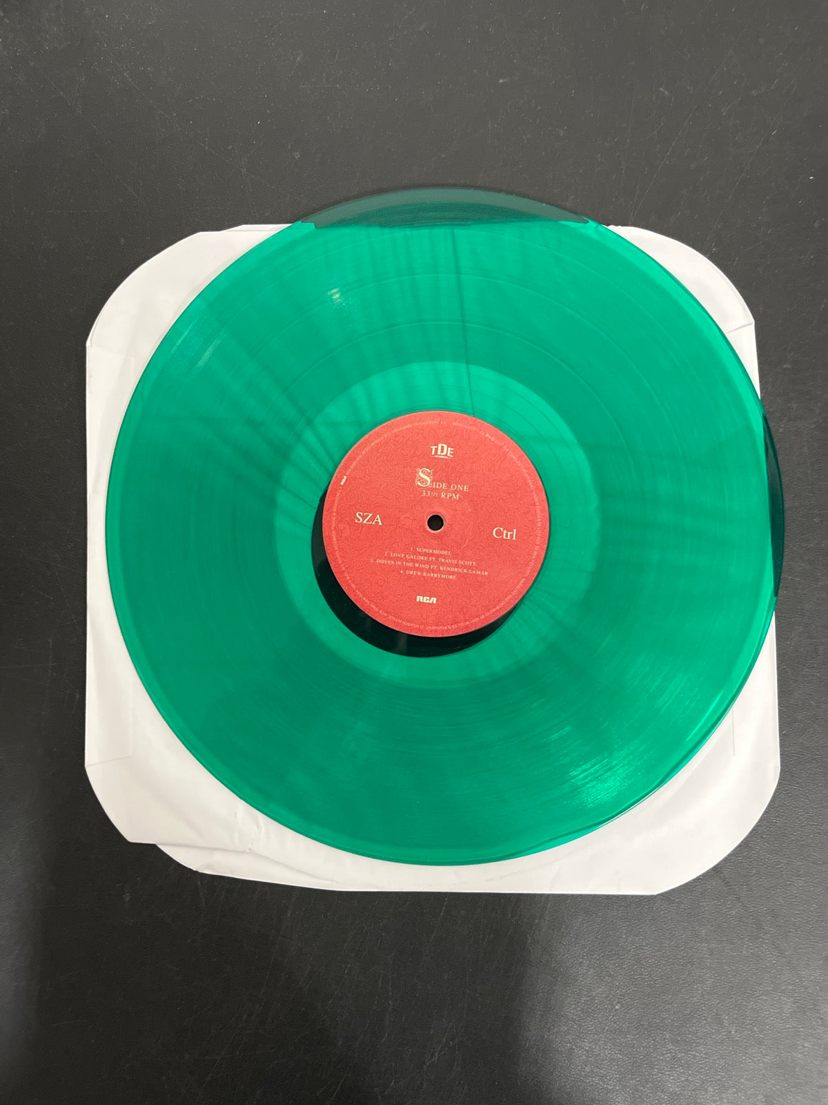 VINYL_1A - SZA - Ctrl LE Translucent Green Vinyl USED NOT TESTED