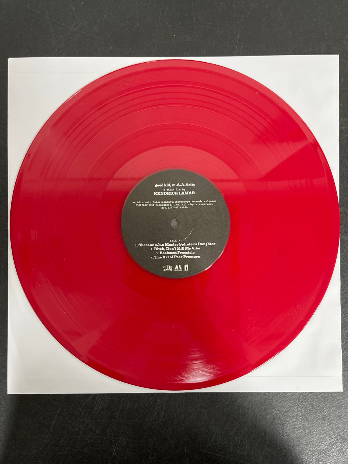 VINYL_1A - Kendrick Lamar - good kid, m.A.A.d city LE Red Vinyl USED NOT TESTED