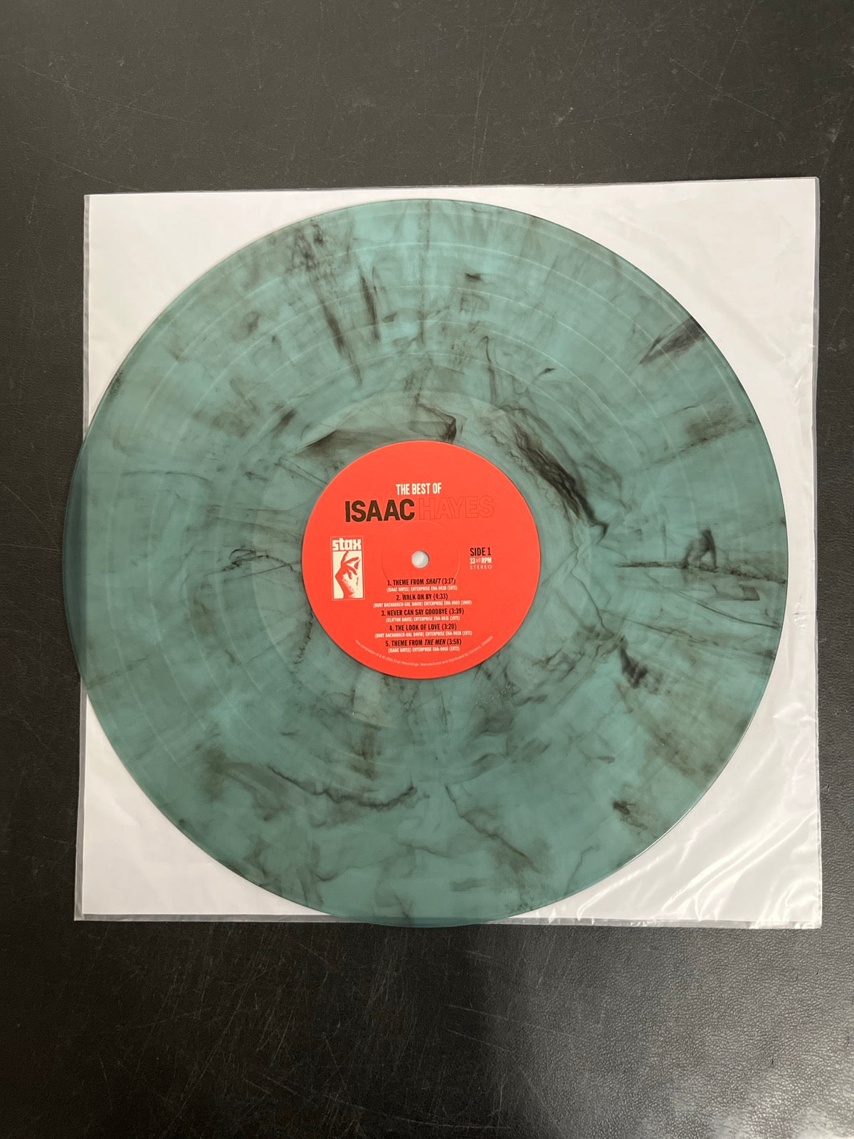 VINYL_1A - Isaac Hayes - The Best Of Isaac H... LE Remastered Smoke Vinyl USED NOT TESTED