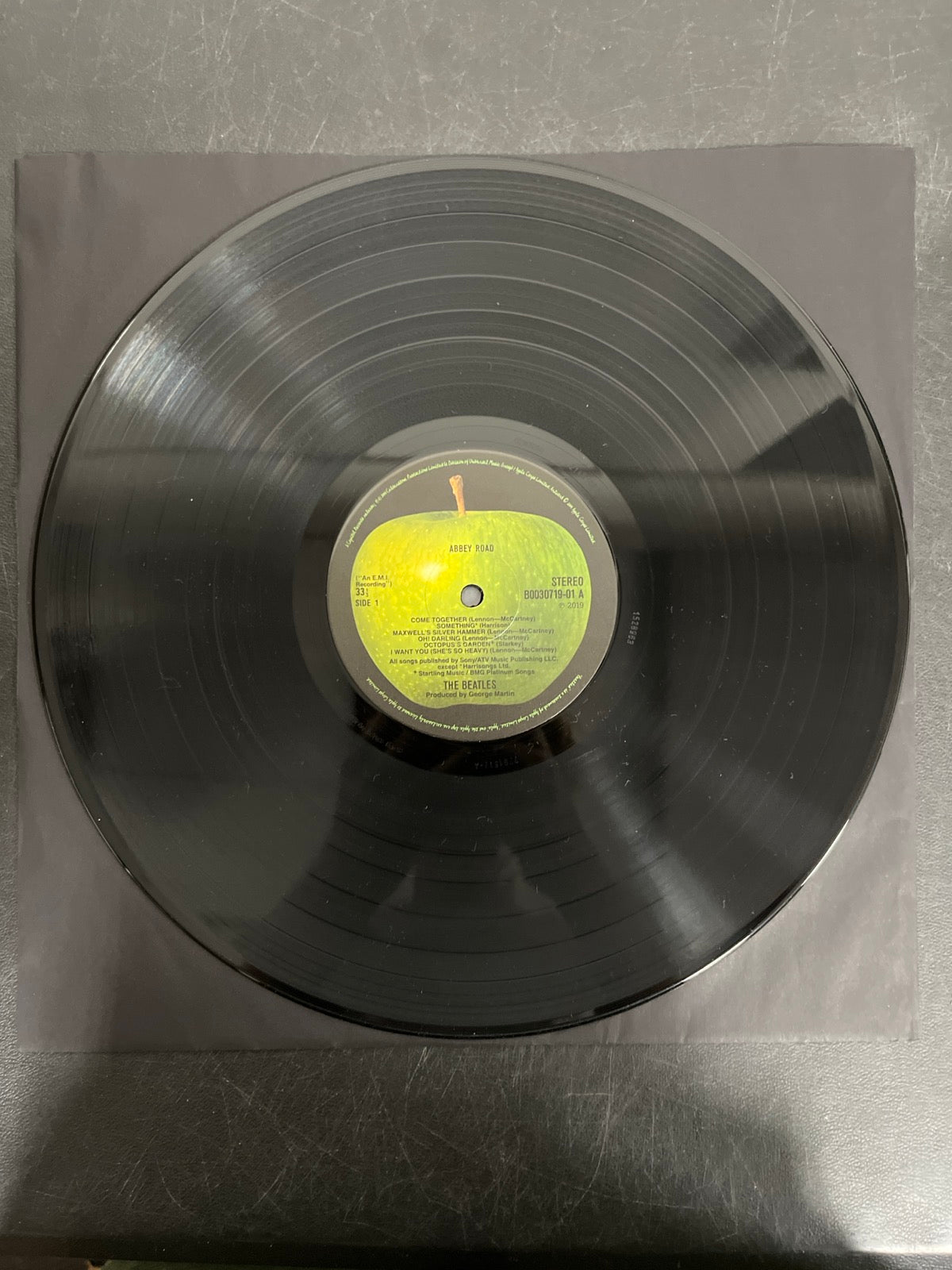 VINYL_1A - The Beatles - Abbey Road LE 180gm Remastered Ann. Ed Vinyl USED NOT TESTED