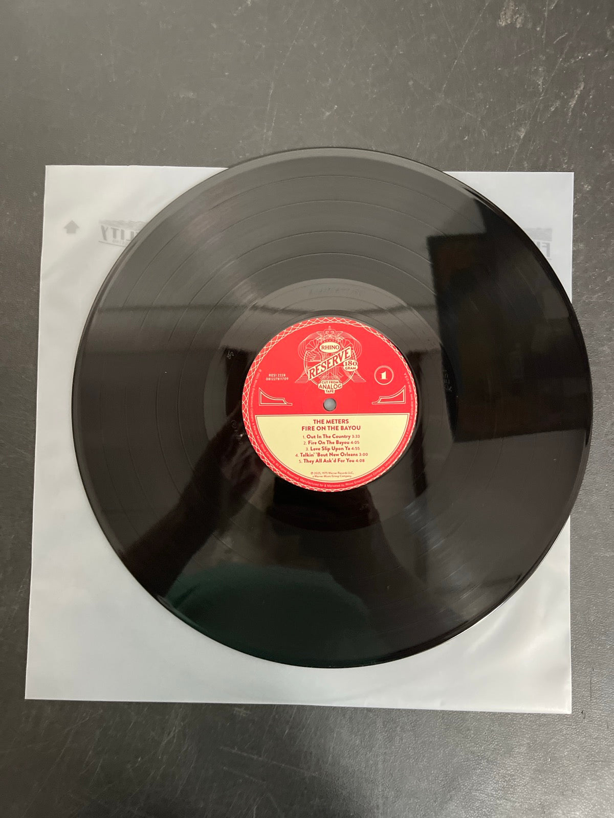 VINYL_1A - The Meters - Fire On The Bayou 180gm Reissue Vinyl USED NOT TESTED