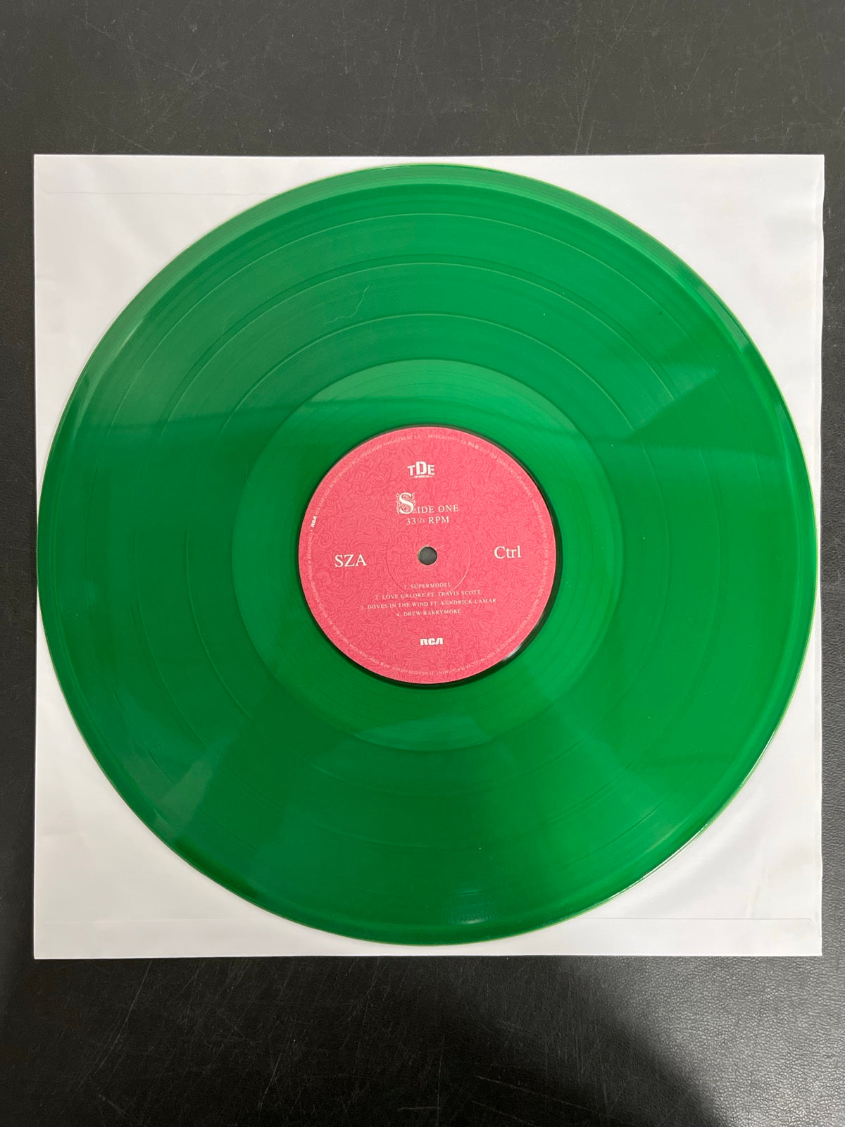 VINYL_1A - SZA - Ctrl LE Translucent Green Vinyl USED NOT TESTED